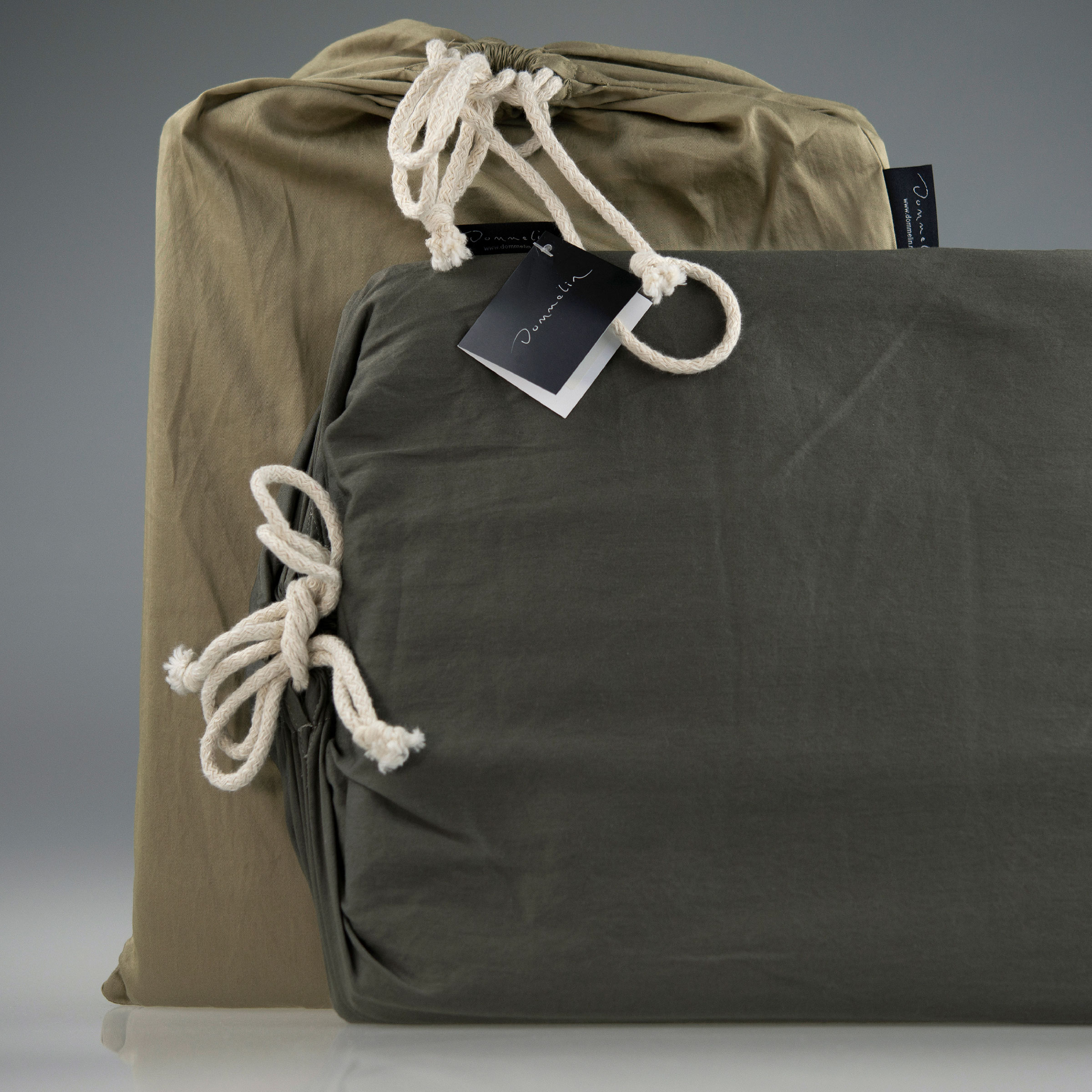 Dommelin Dekbedovertrekset Lavado Stonewashed Satijn 300TC Brons