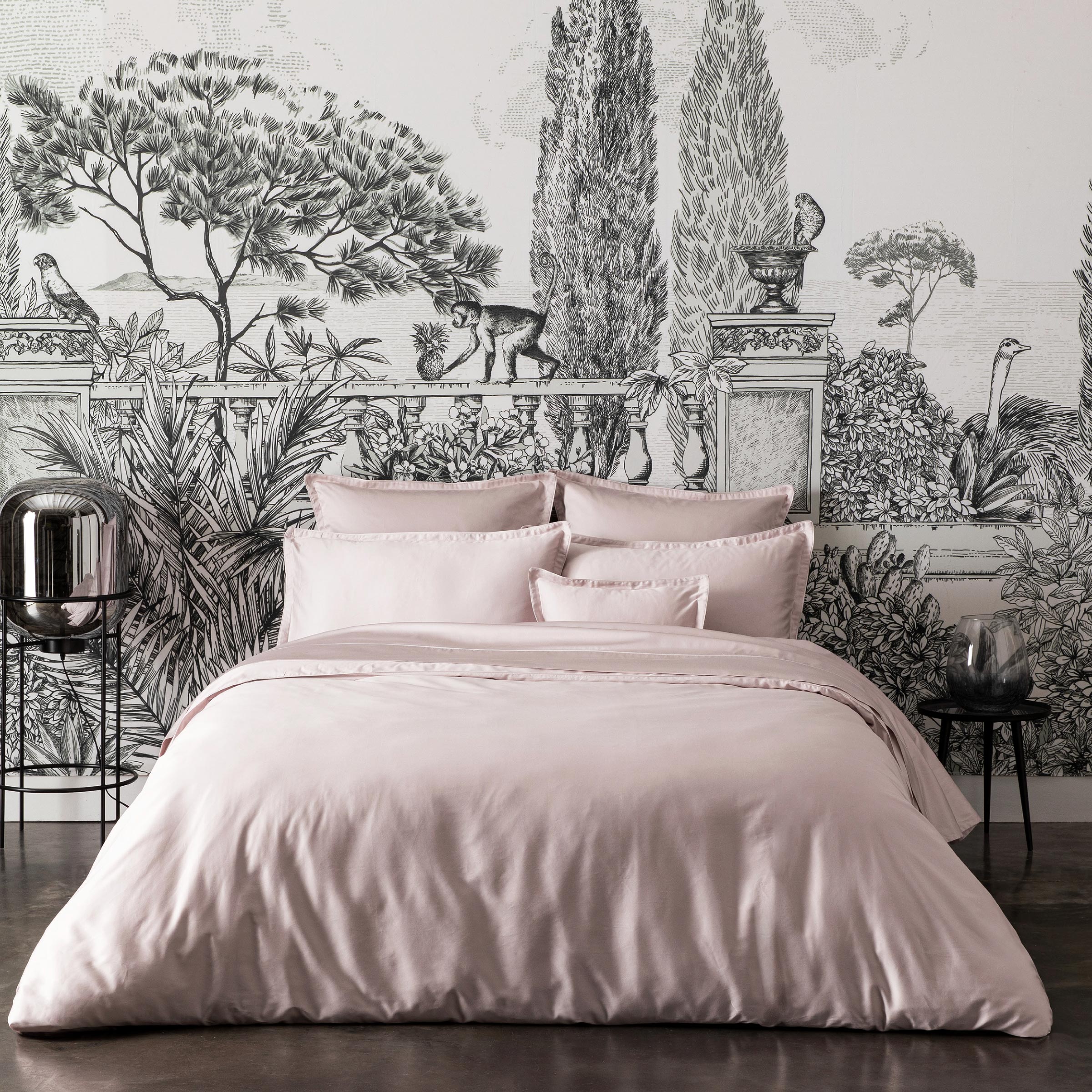 Alexandre Turpault Dekbedovertrek Teophile Organic Satijn 300TC Pink Dew