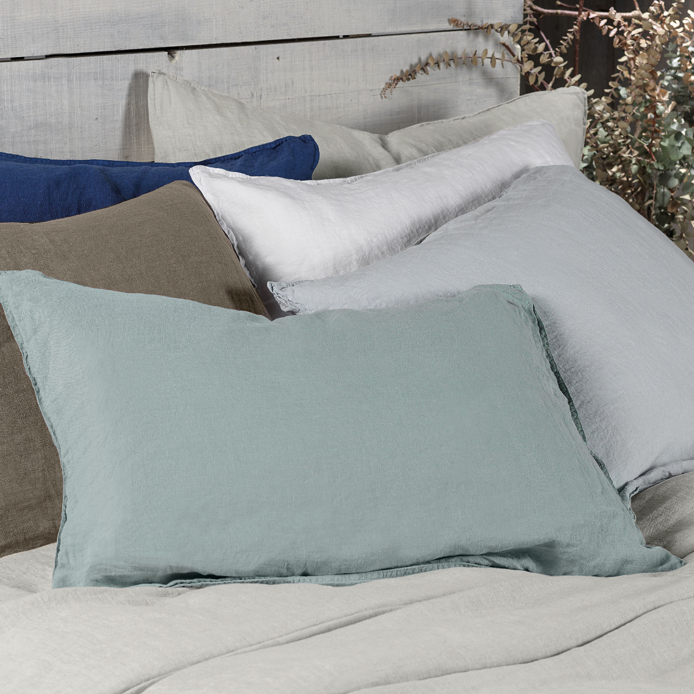 Dommelin Dekbedovertrekset Tough Stonewashed Linnen Lichtgrijs