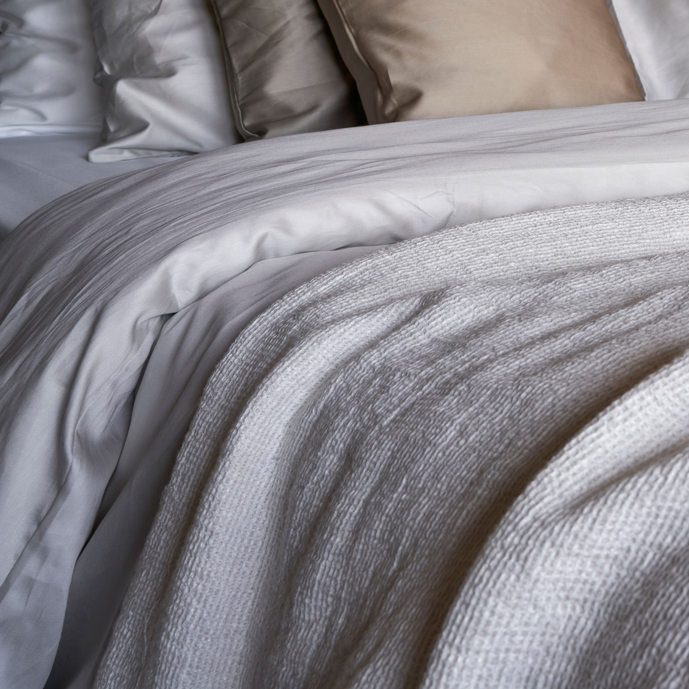 Dommelin Sprei Organic Linnen Creme