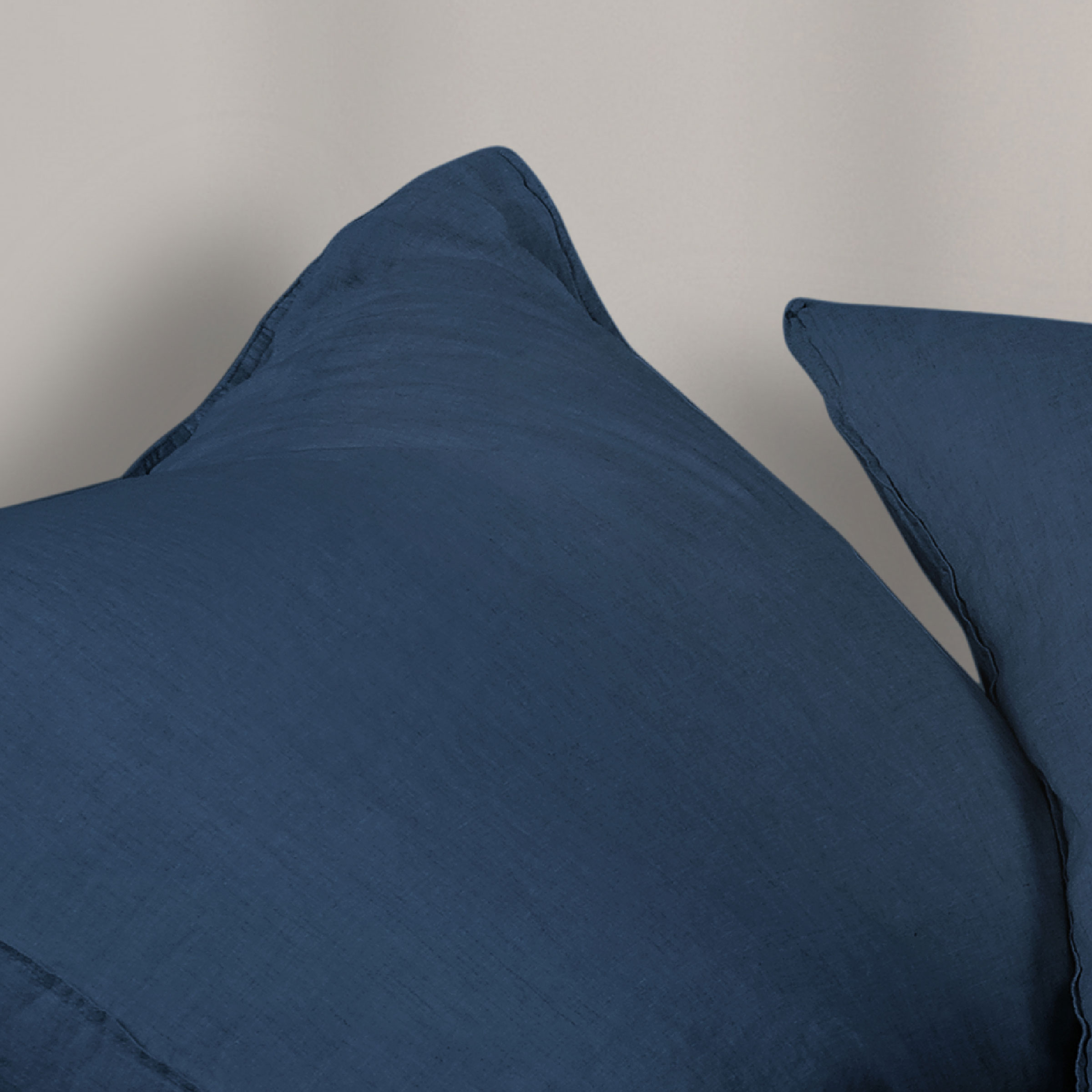 Dommelin Kussensloop Tough Stonewashed Linnen Navyblauw 60 x 70 cm