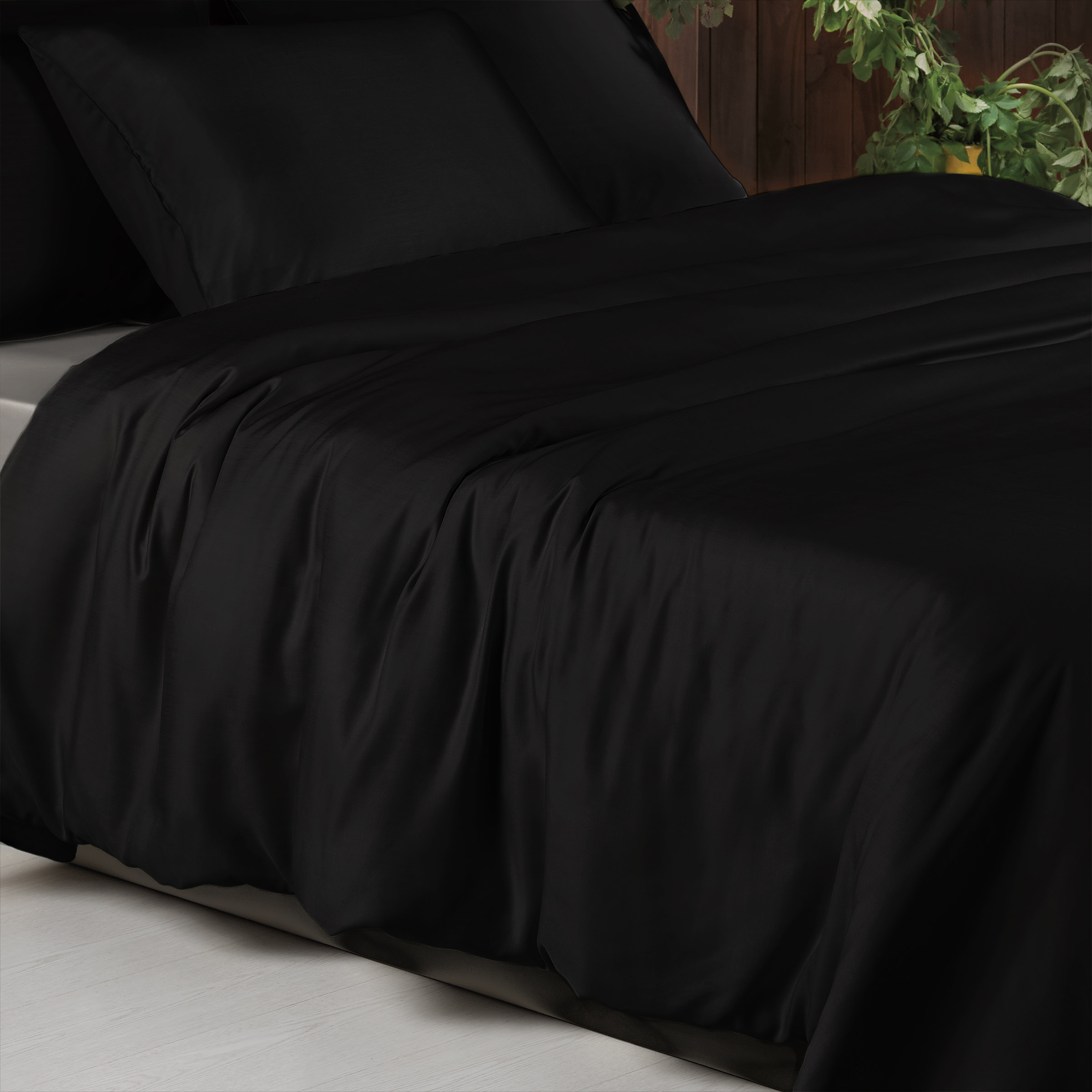 Dommelin Lakenset Madeira Micromodal 300TC Zwart