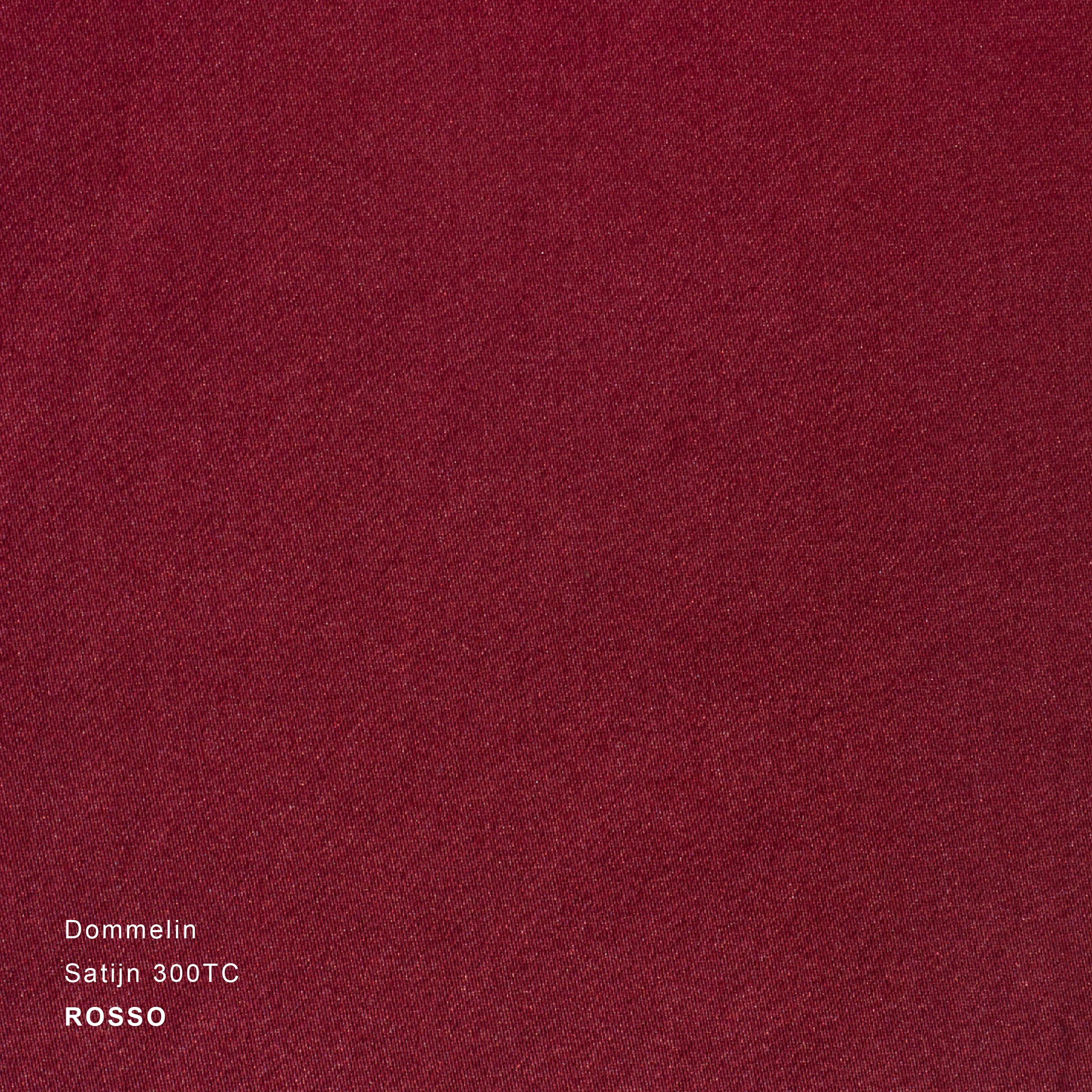 Dommelin Dekbedovertrek Set Satijn 300TC Rosso 