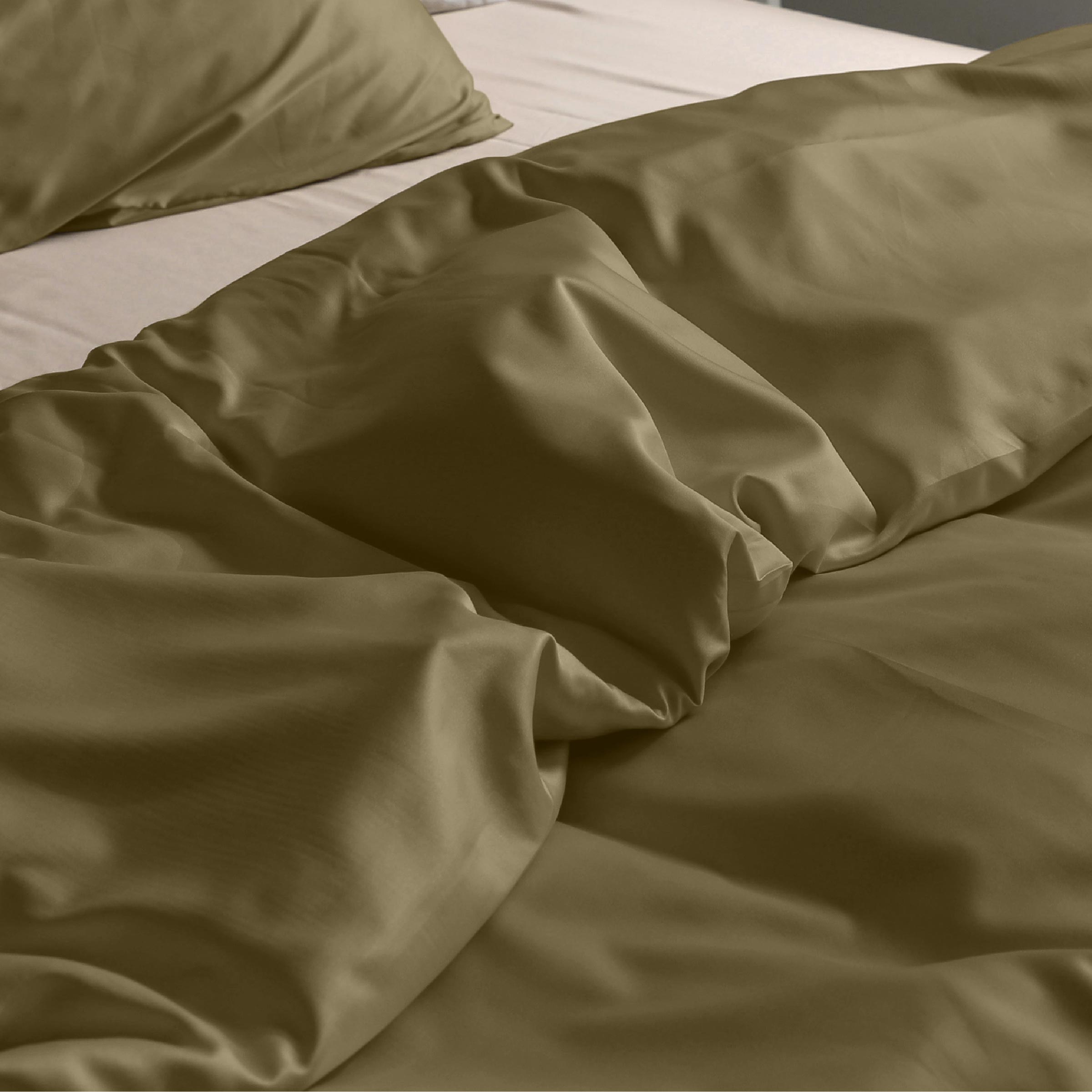 Dommelin Dekbedovertrek Set Satijn 300TC Brons