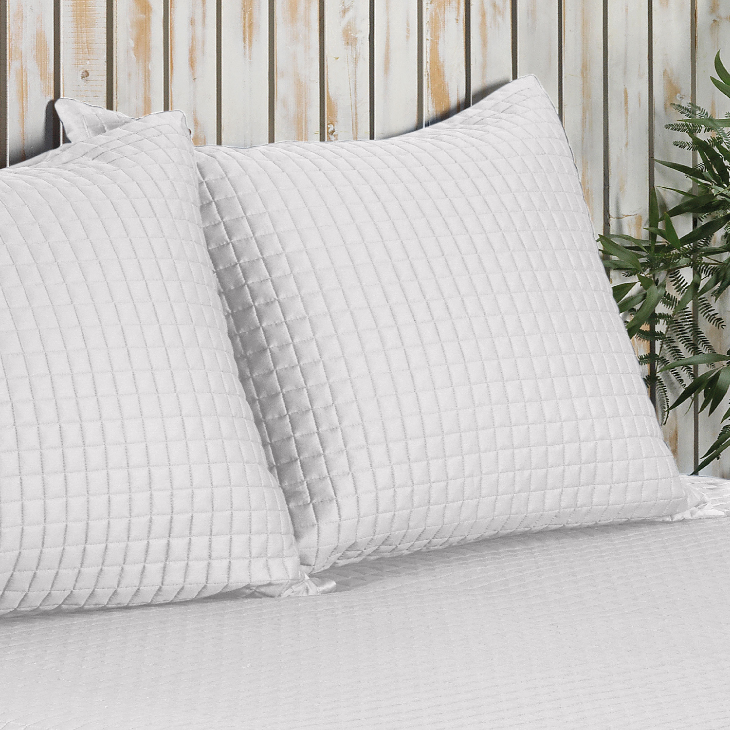 Dommelin Sierkussenhoes Chicago Satijn 300TC Wit