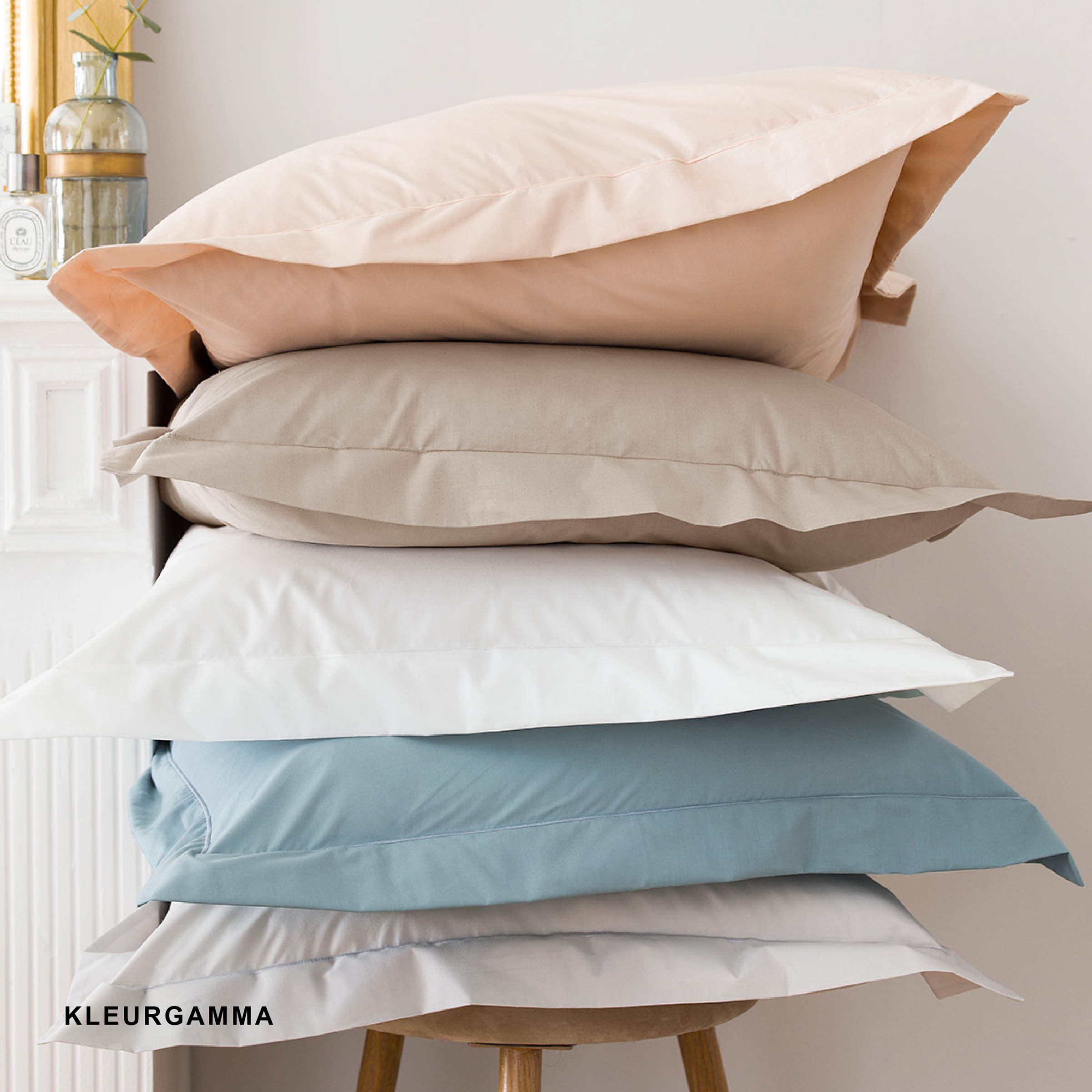 Essix Hoeslaken Premiere Percal 200TC Bleu Olympe