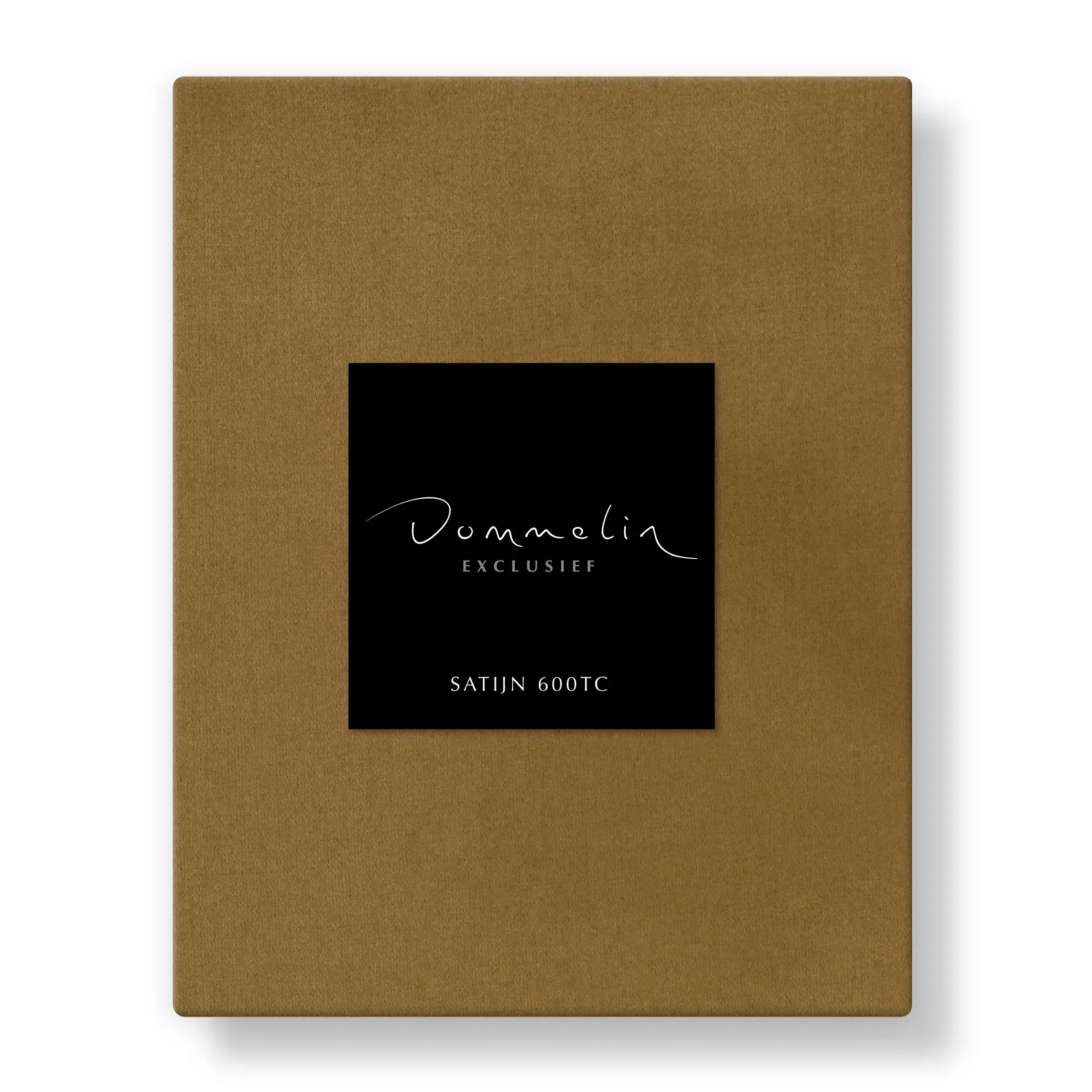 Dommelin Hoeslaken Hoge Hoek Satijn 600TC Saffraan