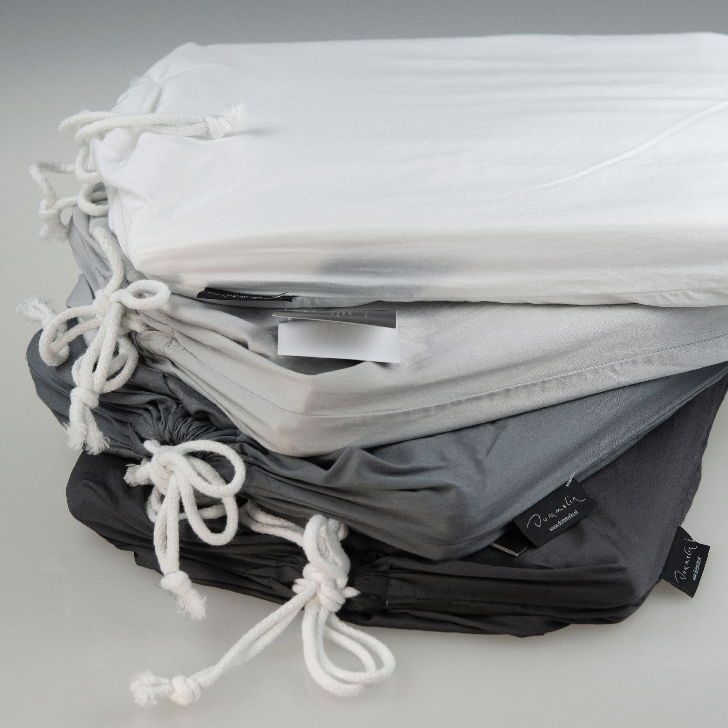 Dommelin Dekbedovertrekset Lavado Stonewashed Satijn 300TC Olifantgrijs