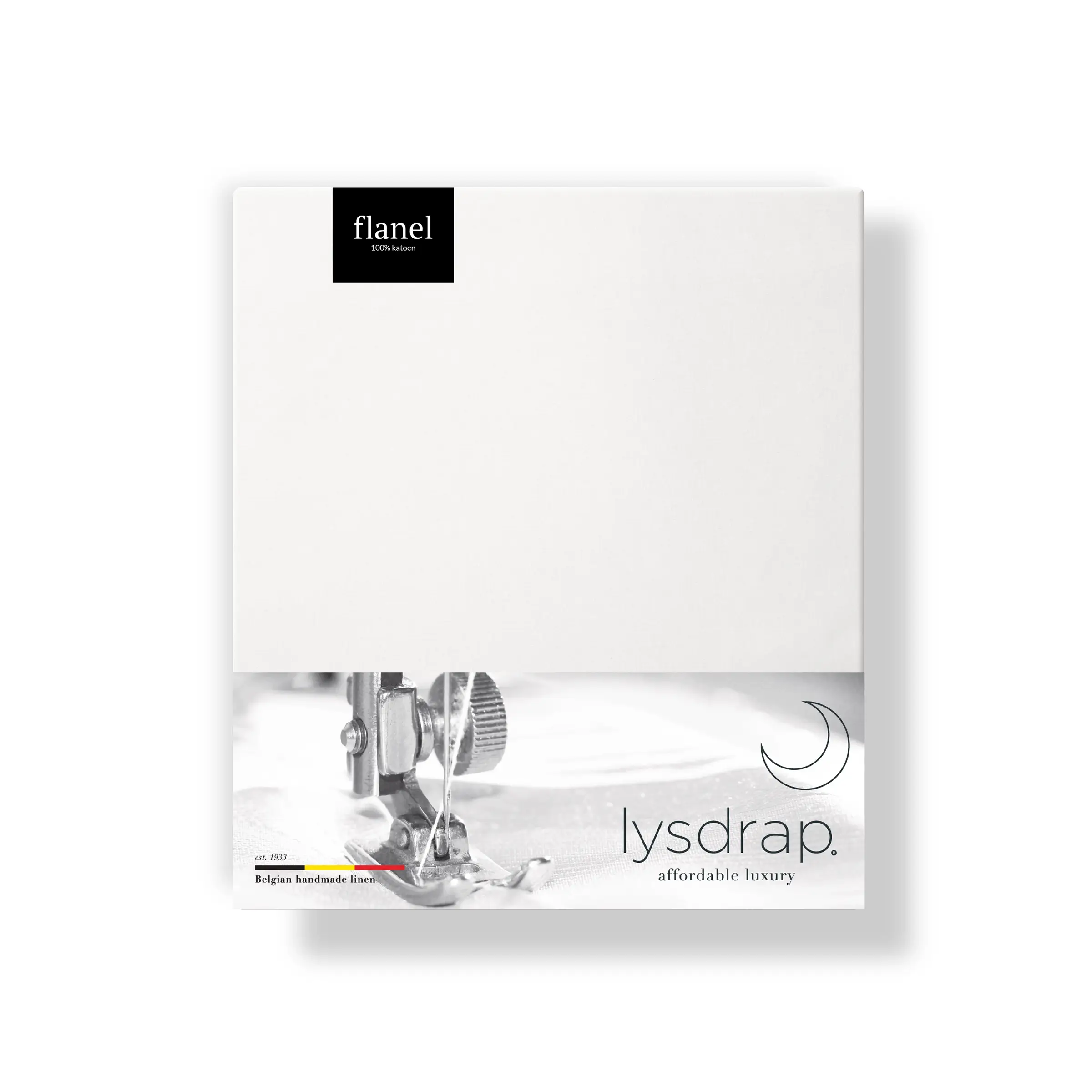 Lysdrap Kussensloop Virgo Flanel 140 gr/m2 Wit