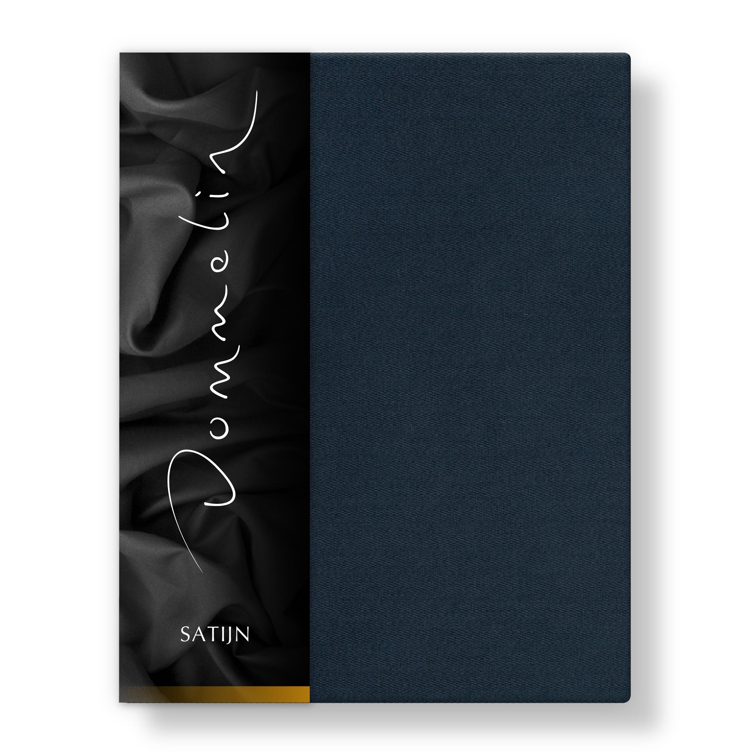 Dommelin Split Hoeslaken Satijn 300TC Nachtblauw