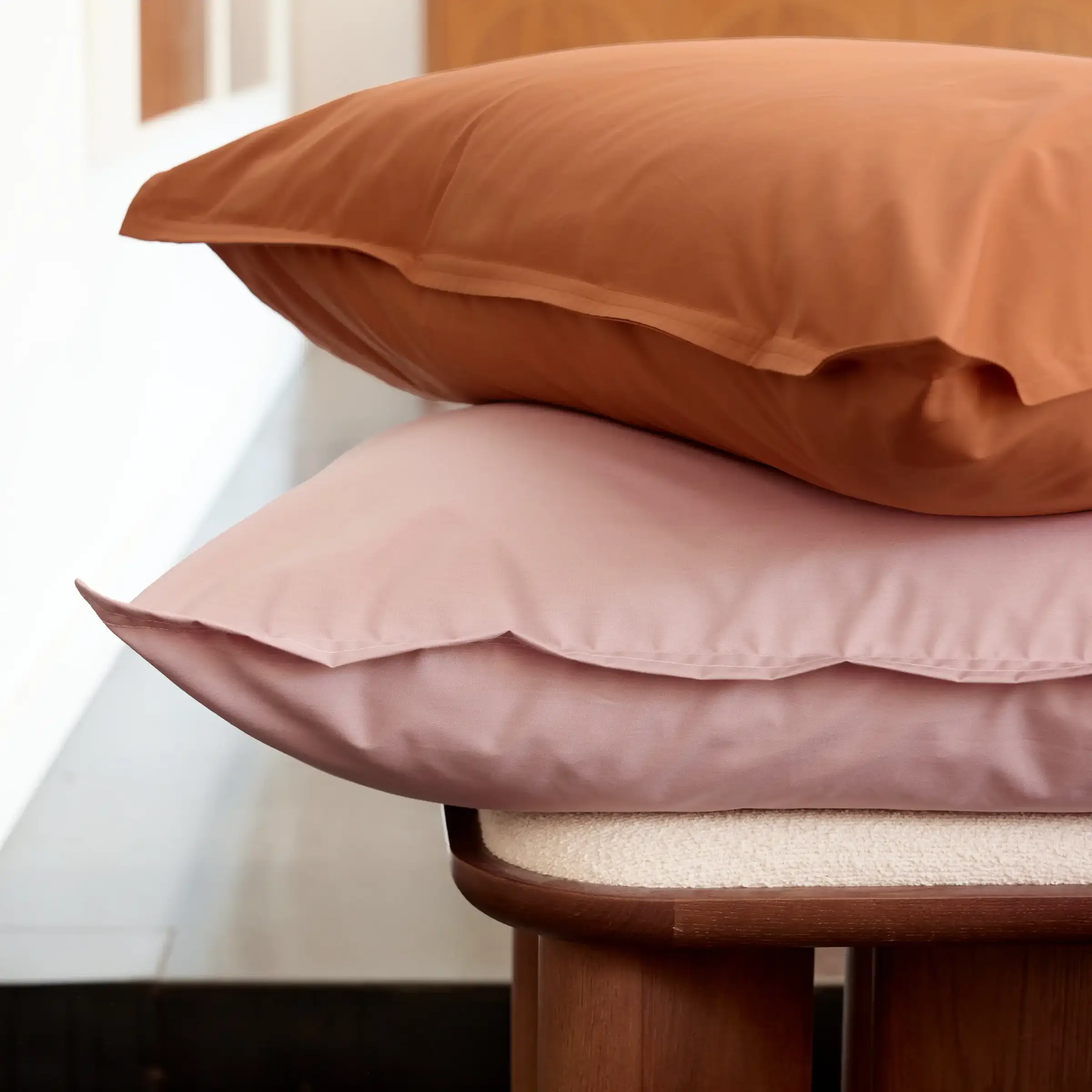 Essix Kussensloop Premiere Percal 200TC Cuir