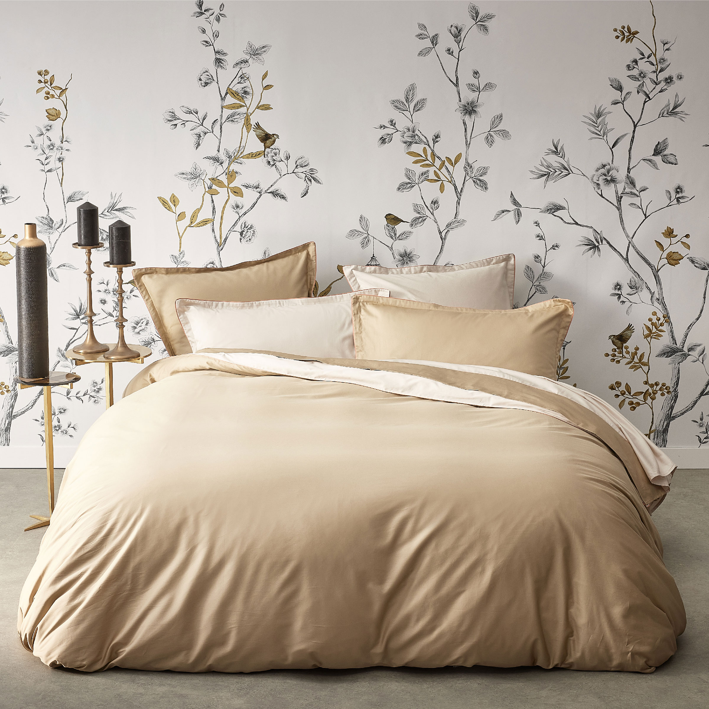 Alexandre Turpault Dekbedovertrek Nobel Organic Satijn 300TC Desert - Moon 