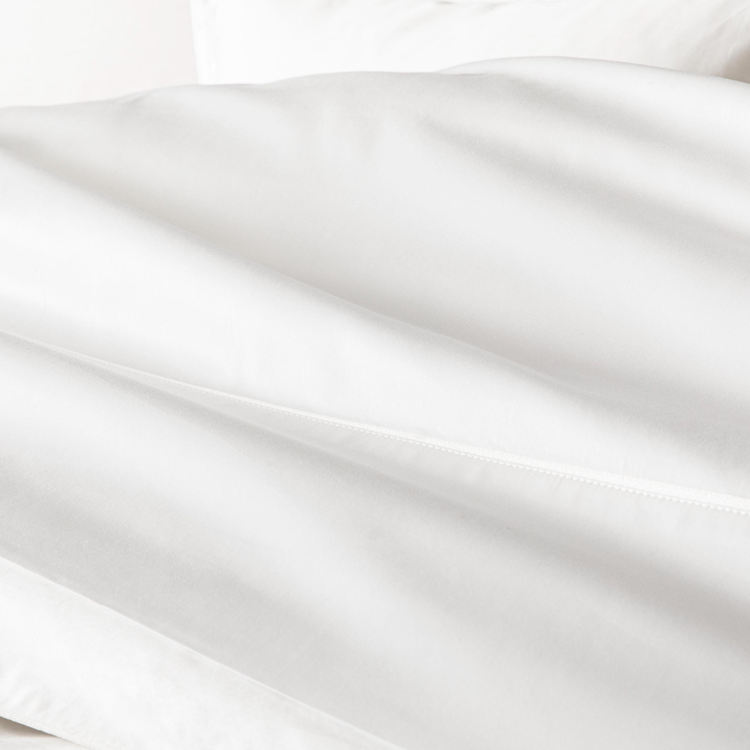 Alexandre Turpault Dekbedovertrek Teophile Organic Satijn 300TC Wit