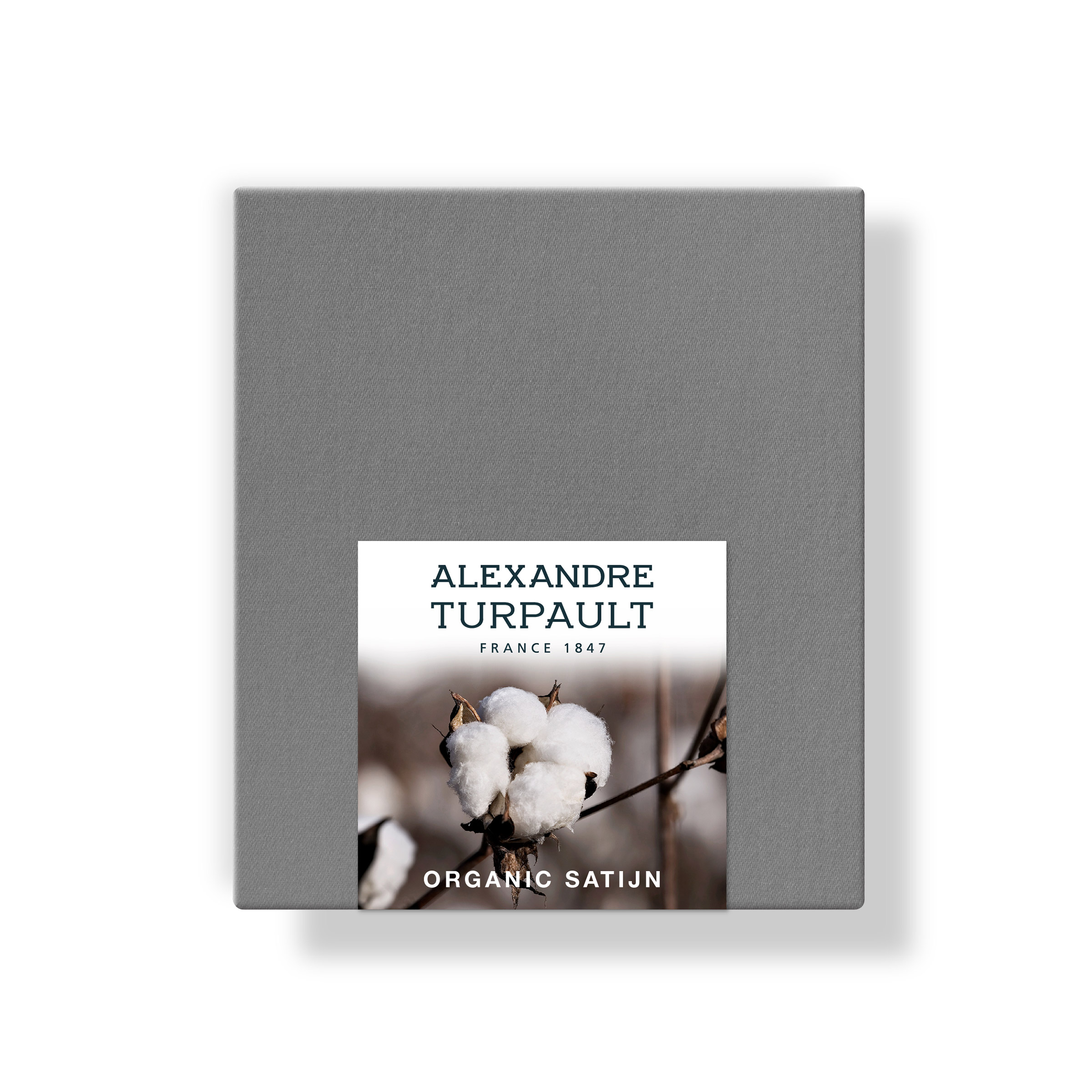 Alexandre Turpault Kussensloop Teophile Organic Satijn 300TC Meteore