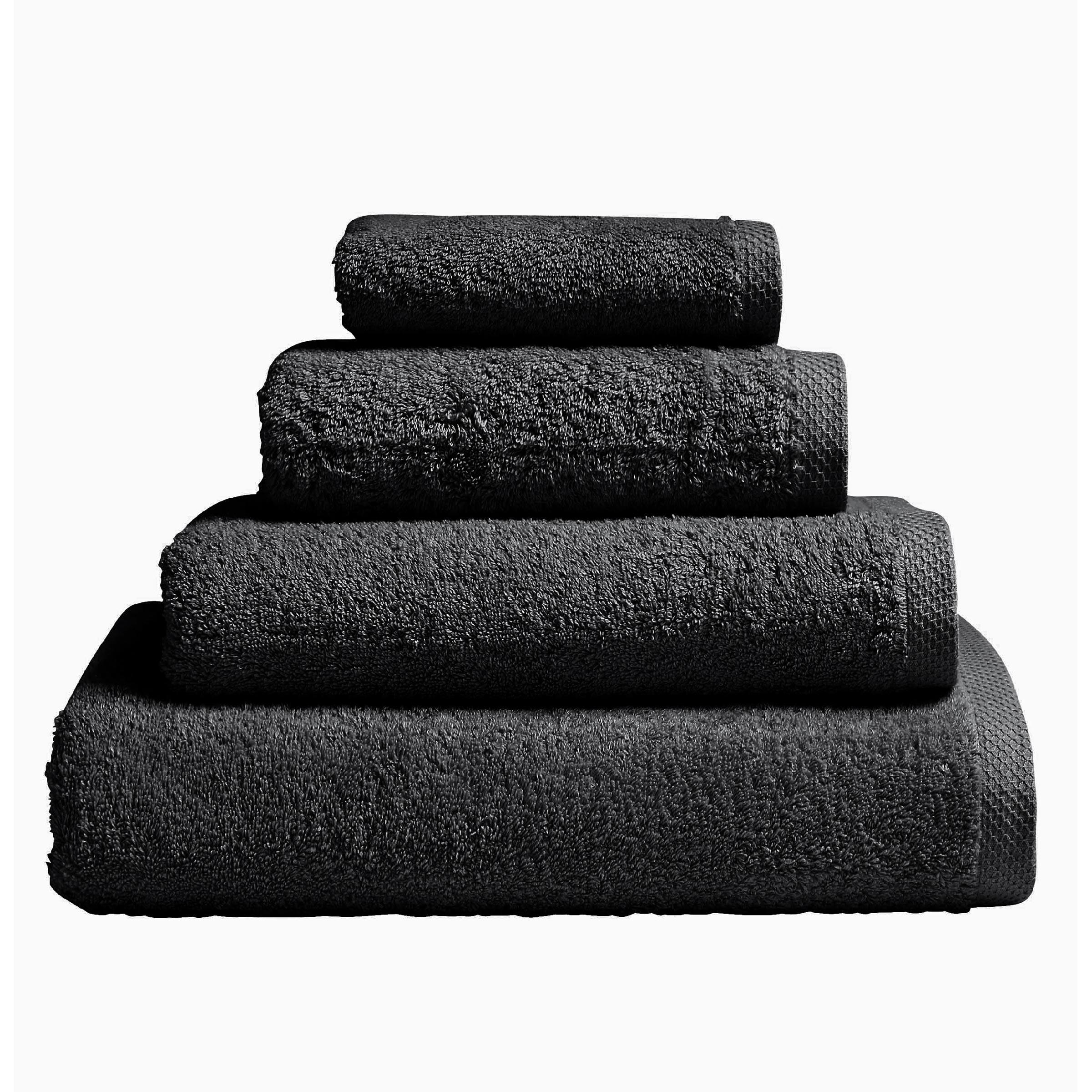 Essix Gastendoekje Aqua Katoen 530 gr/m2 Zwart 30x50 (6st)