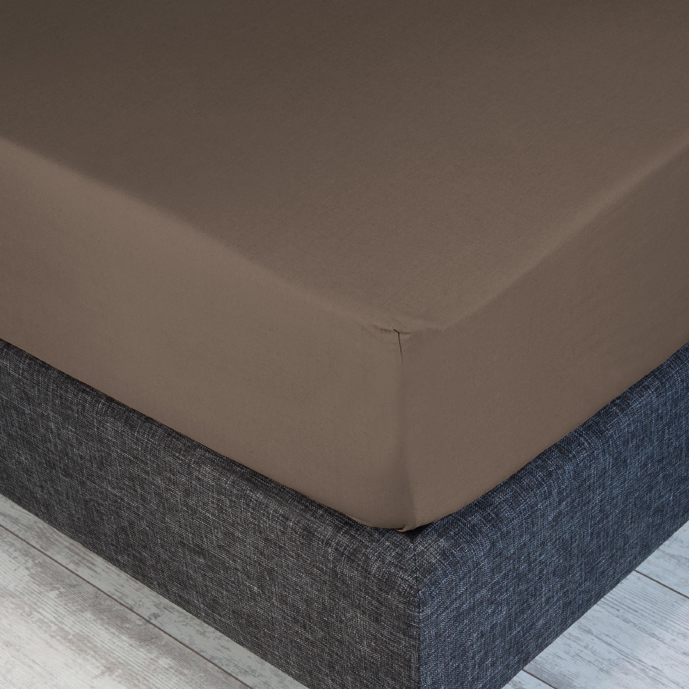 Dommelin Split Hoeslaken Percal 200TC Nootmuskaat