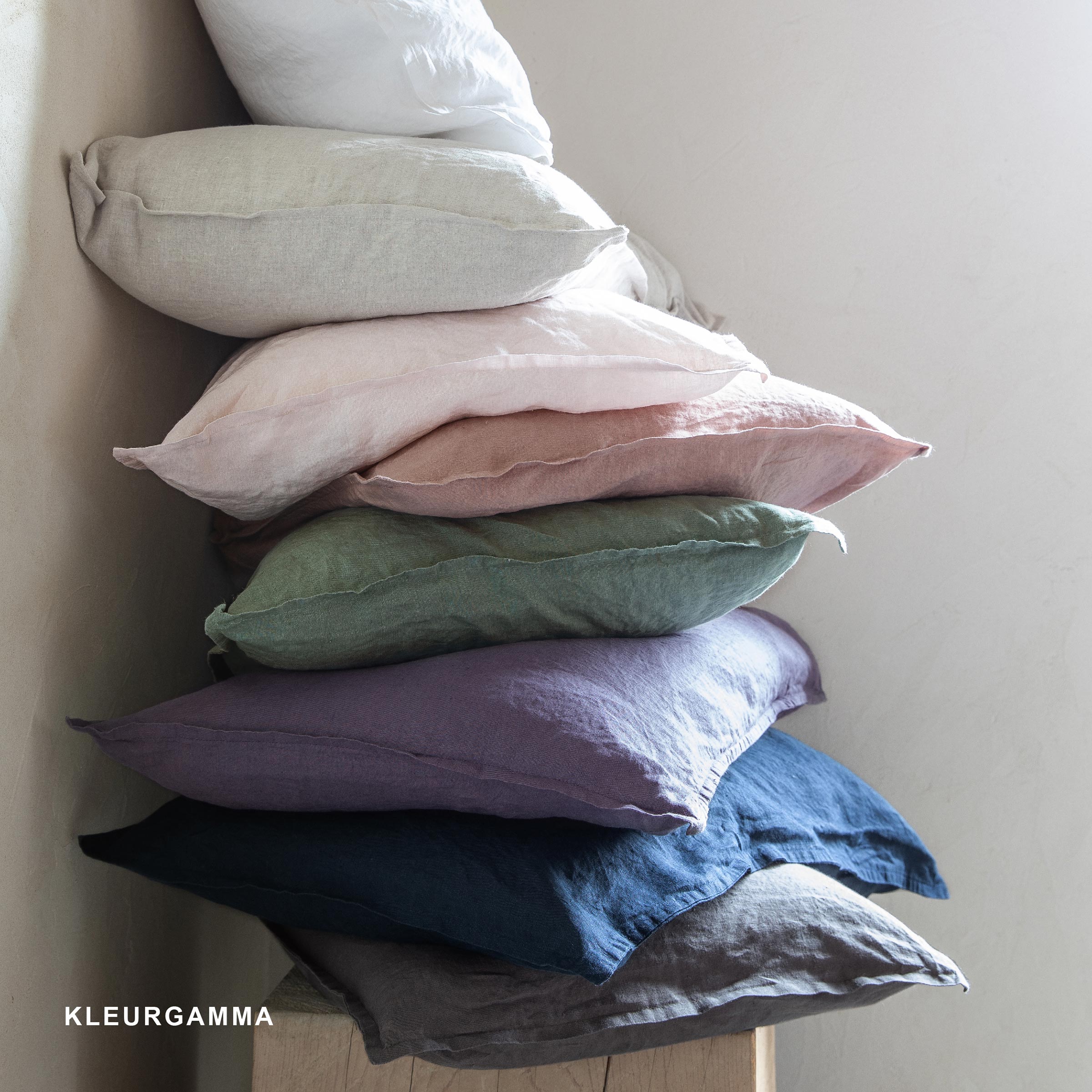 Alexandre Turpault Dekbedovertrek Nouvelle Vague Stonewashed Linnen Natural