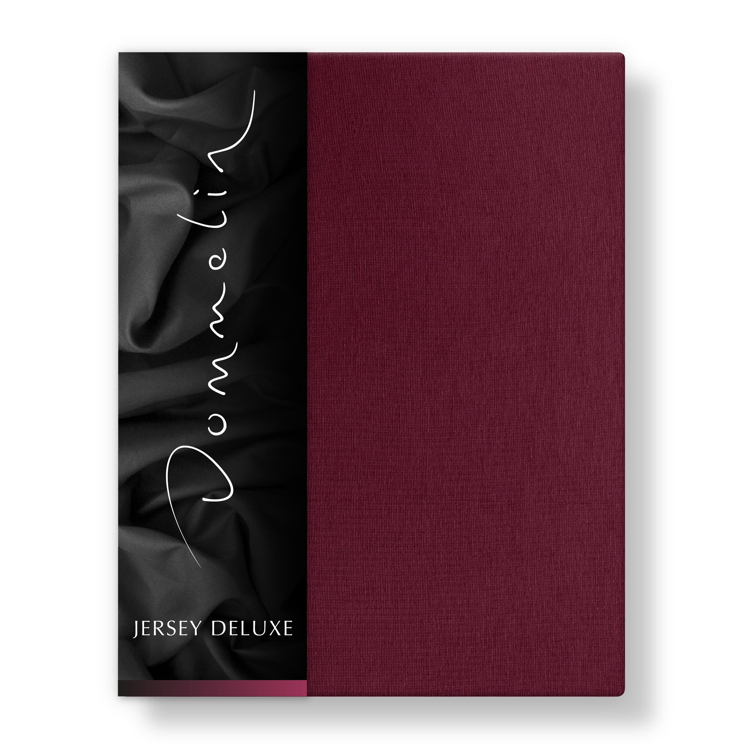Dommelin Hoeslaken Jersey Deluxe Bordeaux