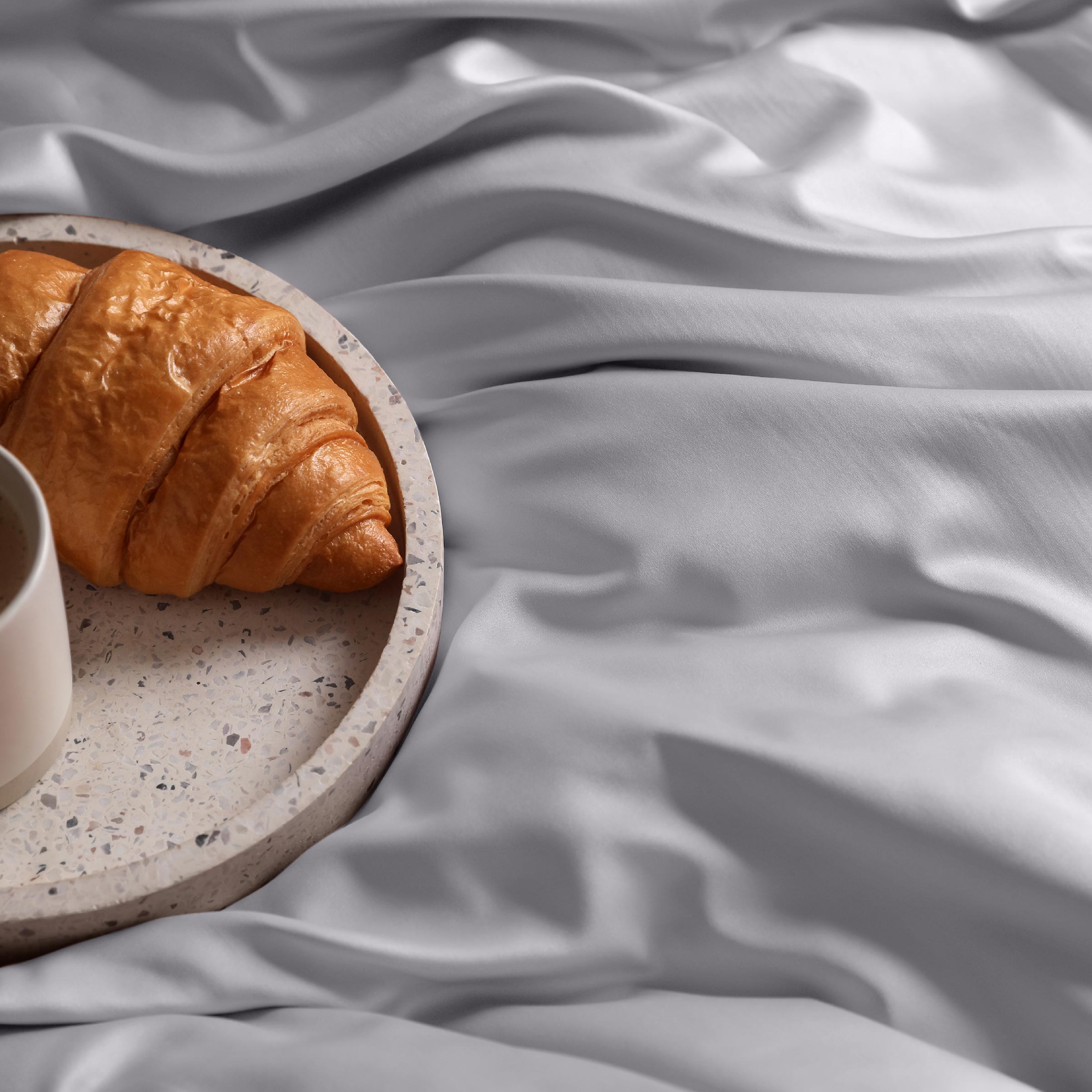 Dommelin Dekbedovertrek Set Satijn 300TC Muisgrijs