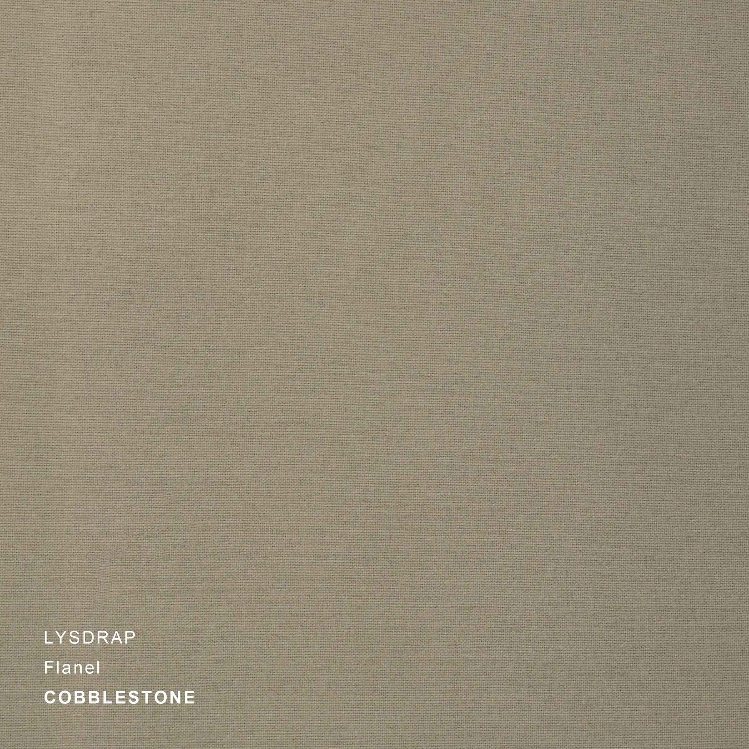 Lysdrap Hoeslaken Flanel 140 gr/m2 Cobblestone