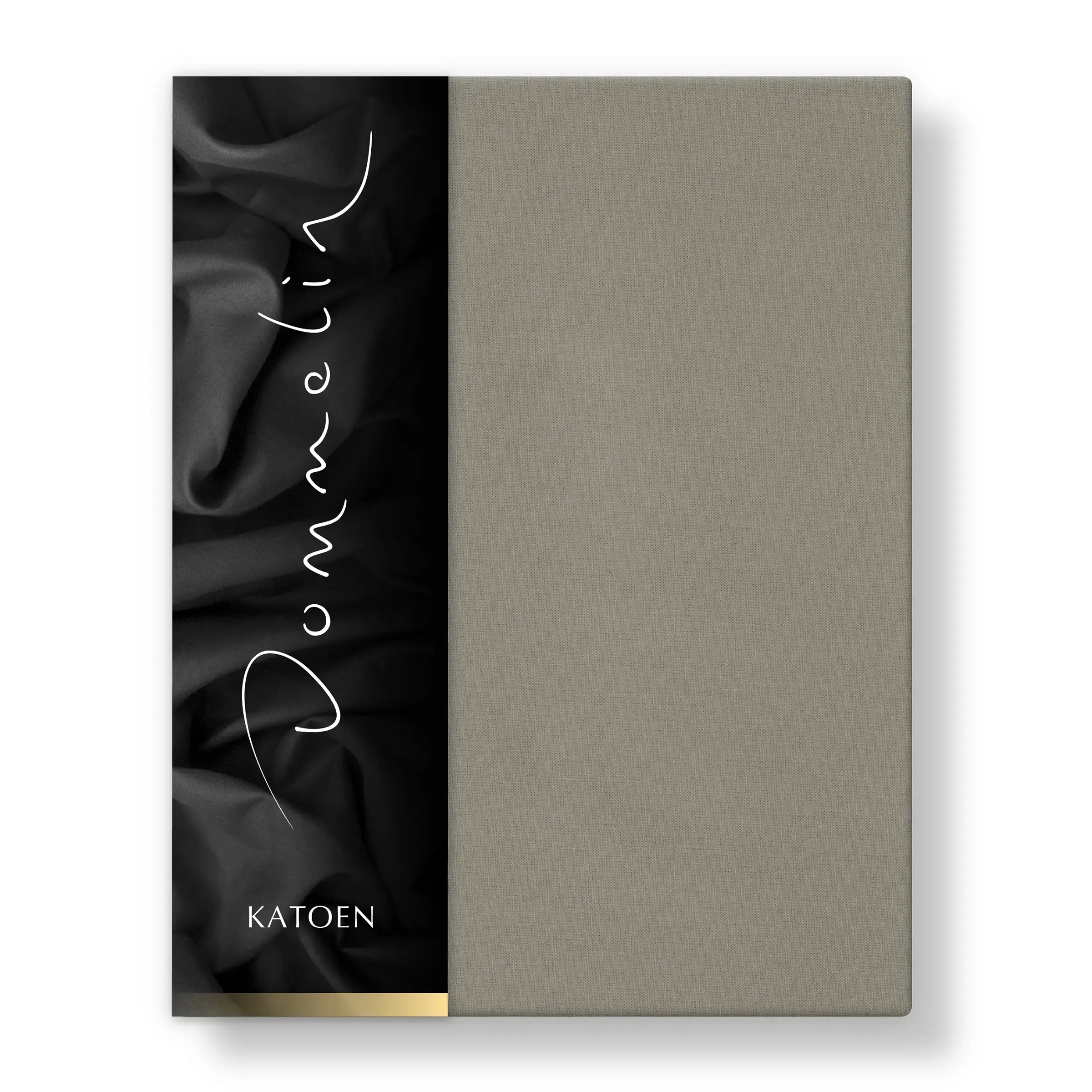 Dommelin Hoeslaken Hoge Hoek Katoen 180TC Kiezel