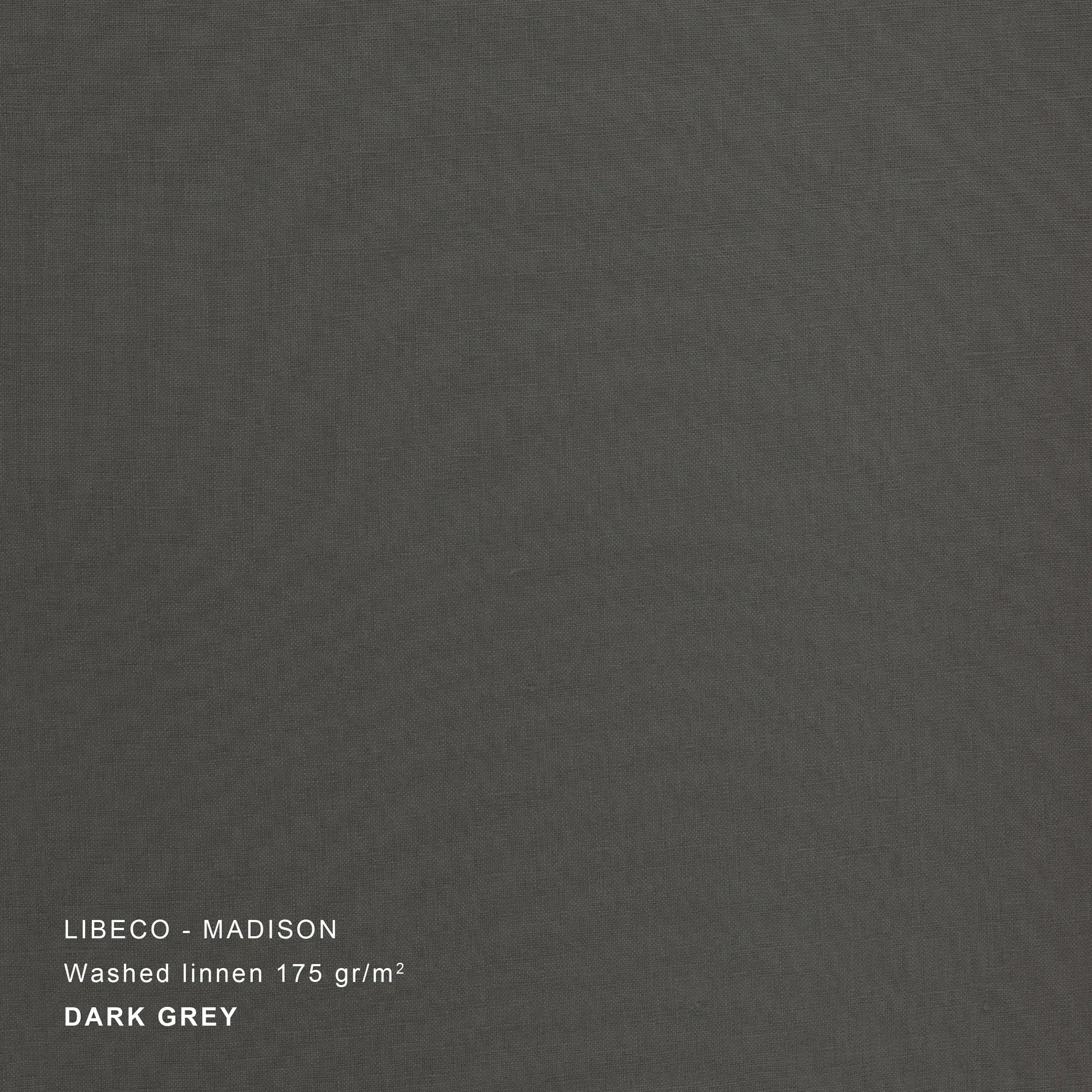 Libeco Dekbedovertrek Madison Washed Linnen 175 gr/m2 Dark Grey