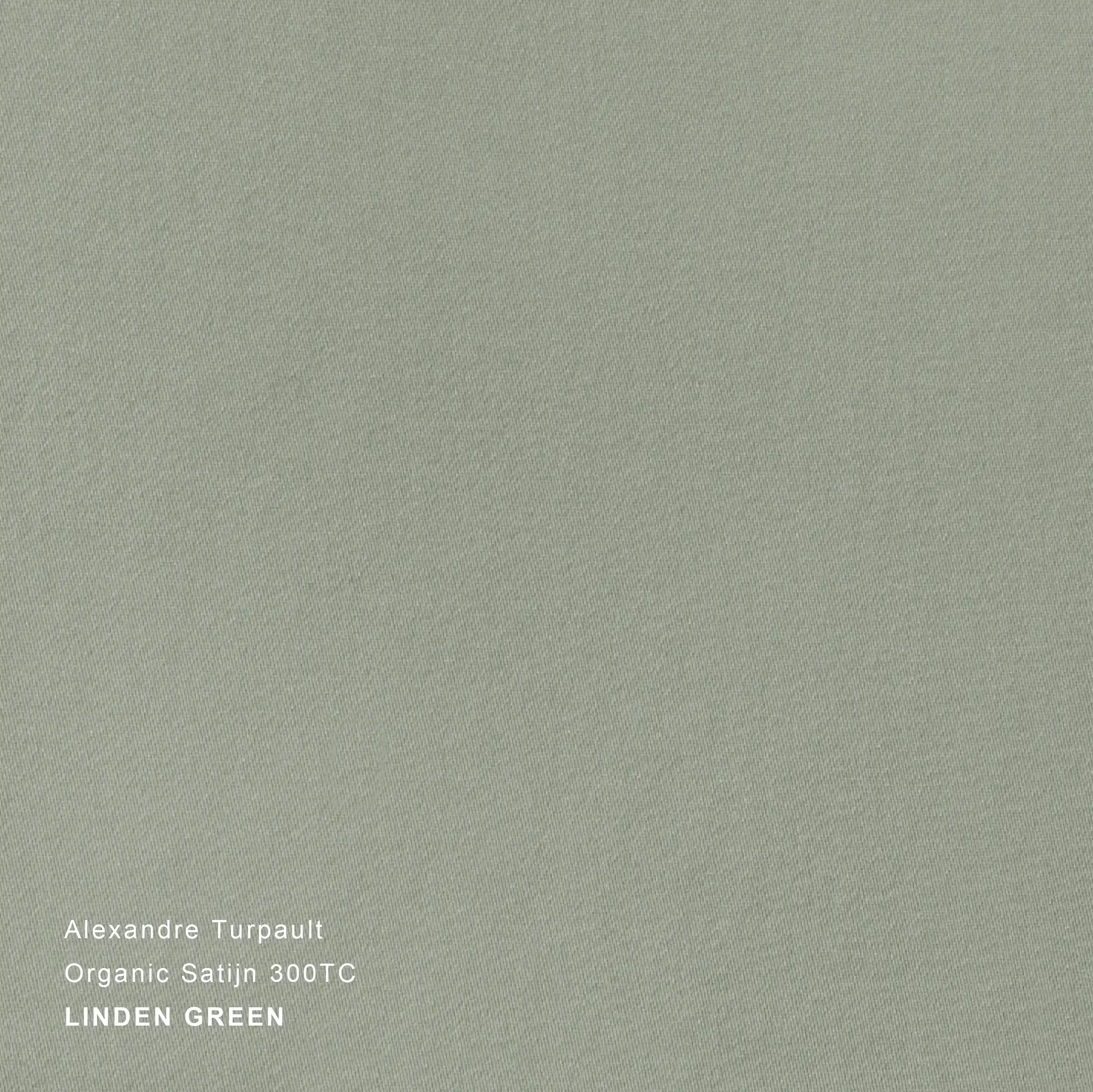 Alexandre Turpault Laken Teophile Organic Satijn 300TC Linden Green
