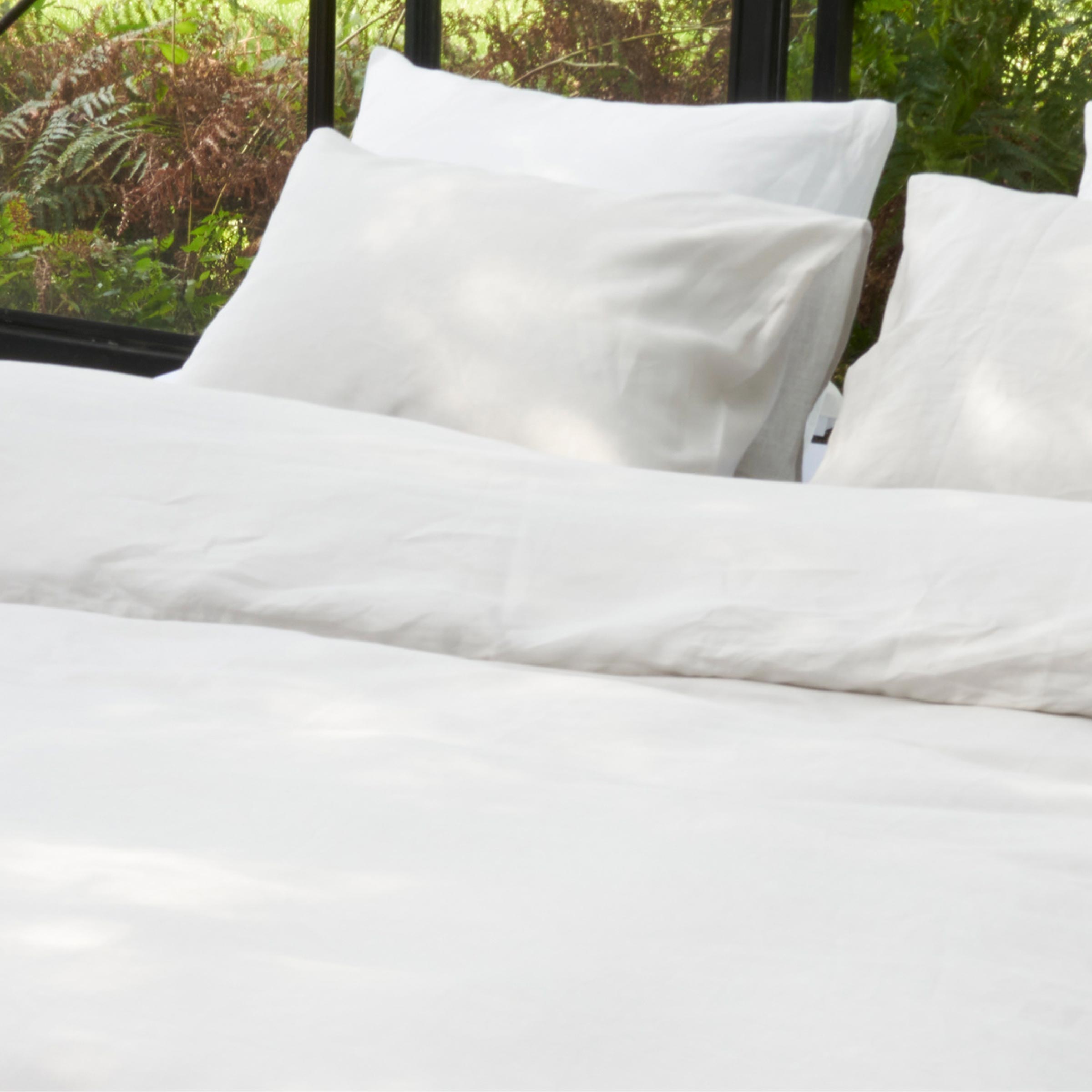 Dommelin Dekbedovertrek Organic Linnen Wolwit  