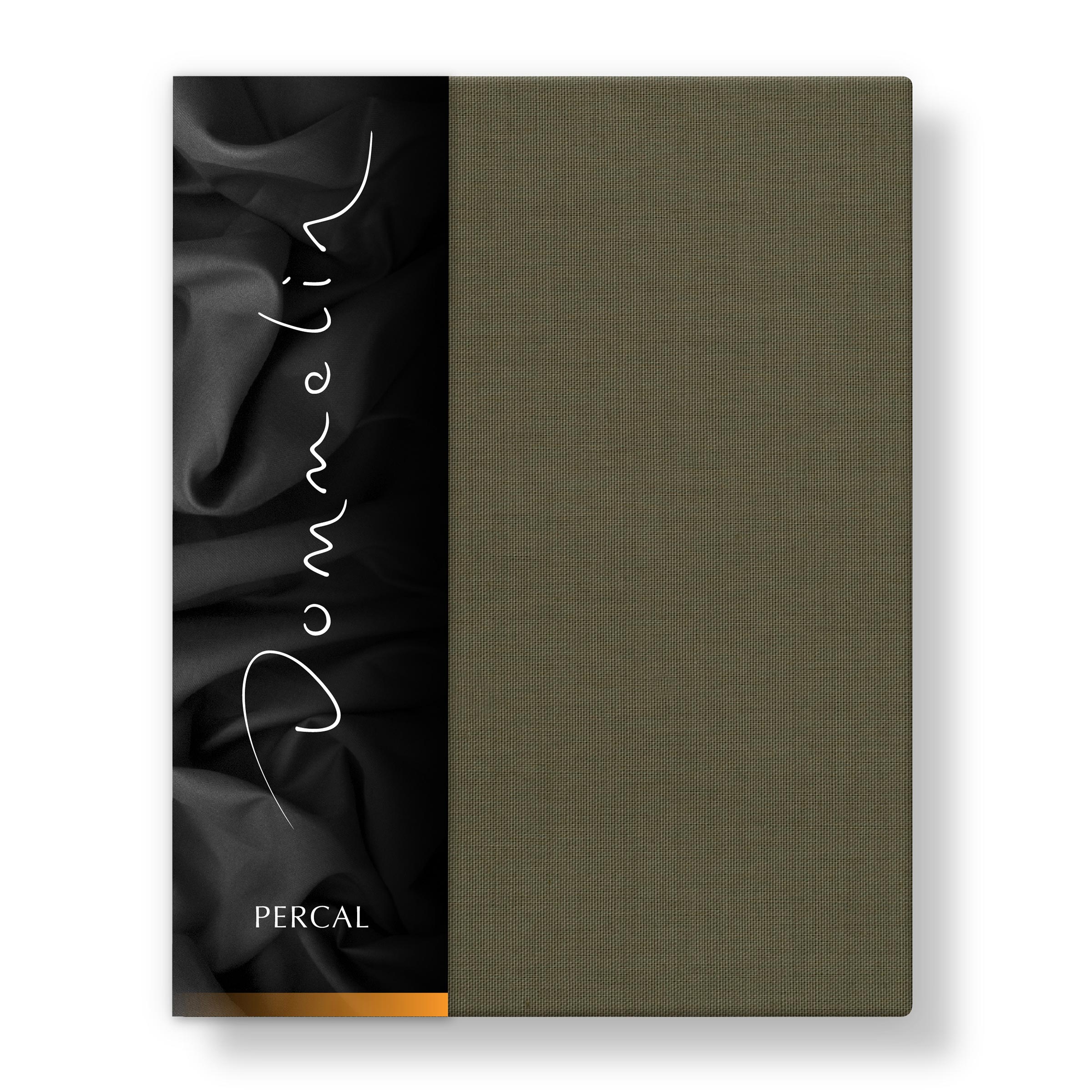 Dommelin Topper Hoeslaken Percal 200TC Olijf