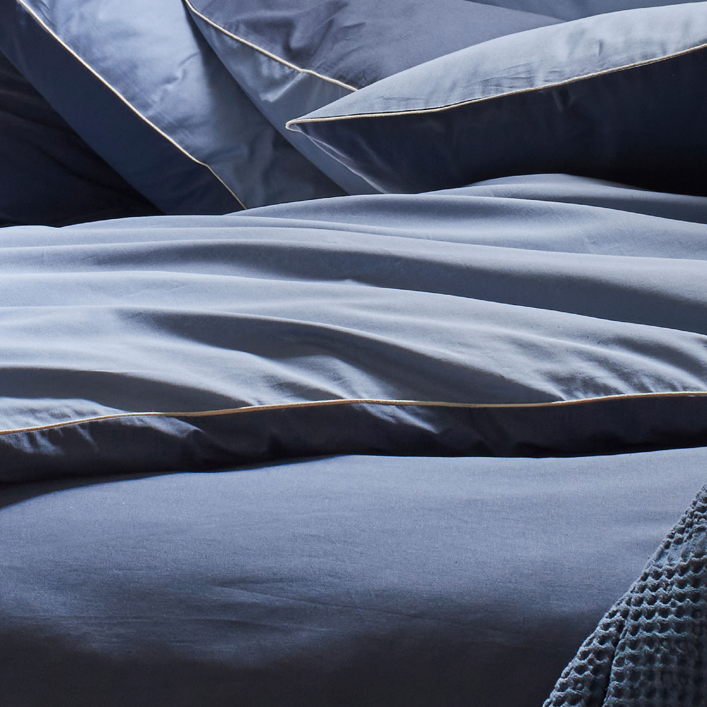 Essix Dekbedovertrek Set Bons Jours Katoen 145TC Nocturne - Denim 