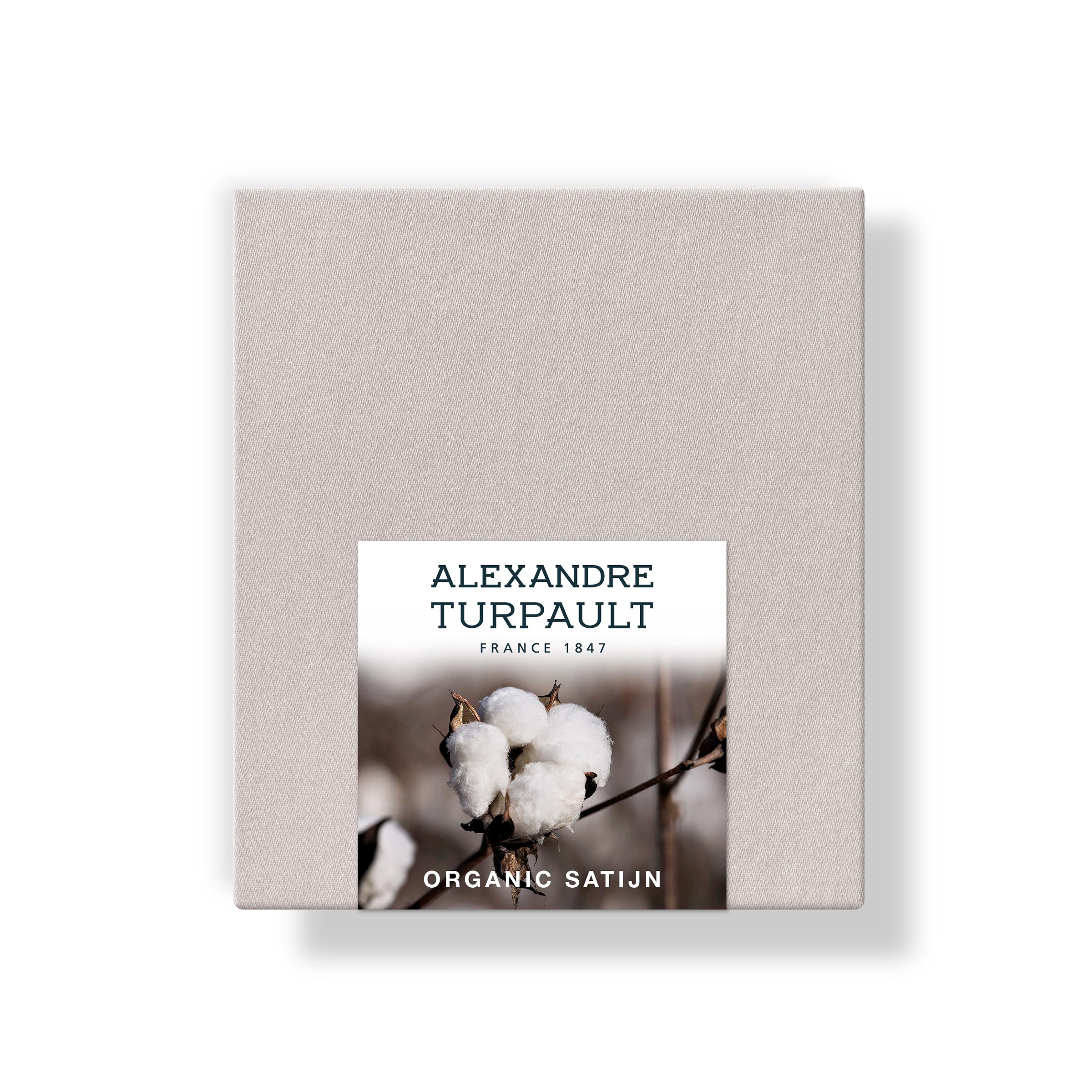 Alexandre Turpault Kussensloop Teophile Organic Satijn 300TC Moon