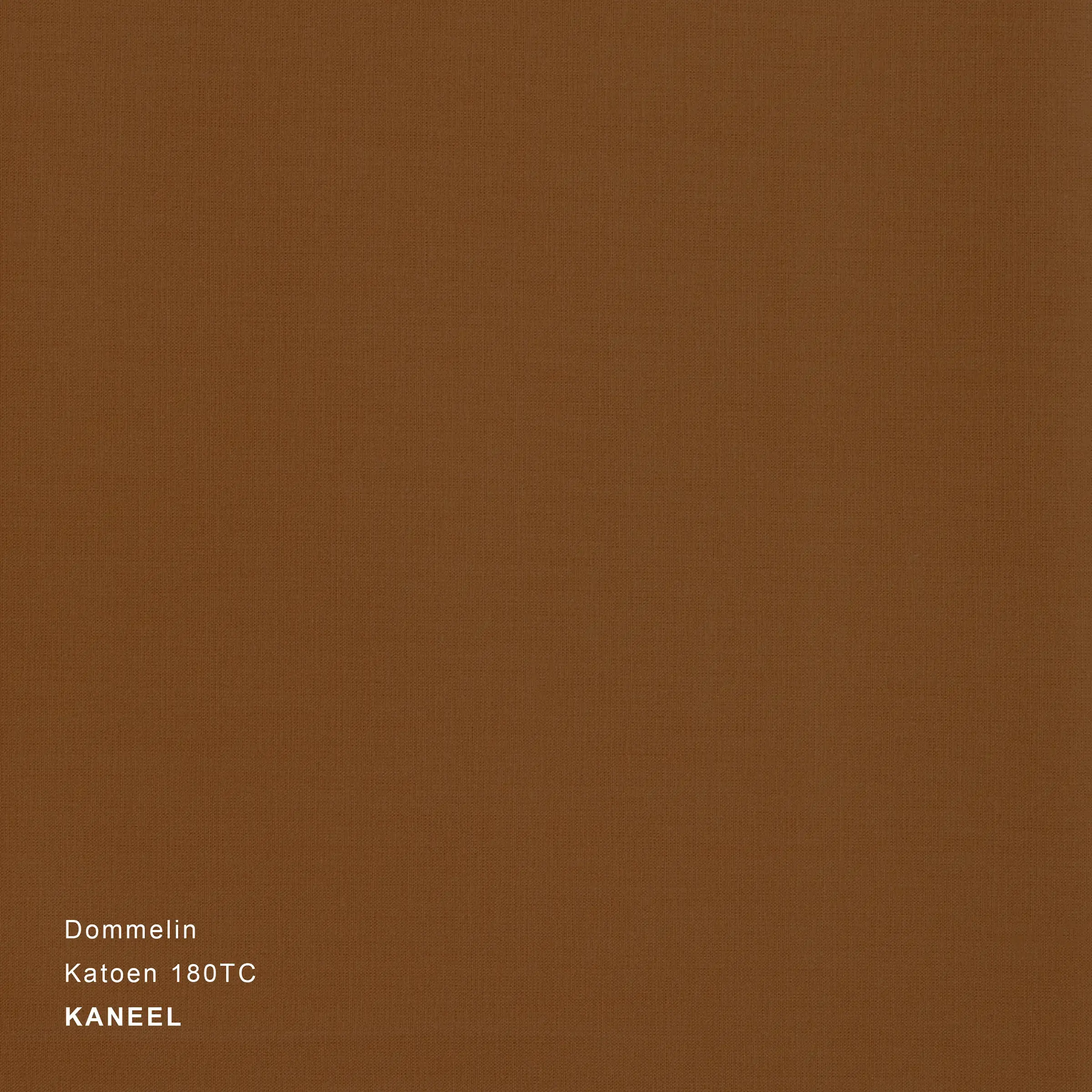 Dommelin Hoeslaken Katoen 180TC Kaneel H30