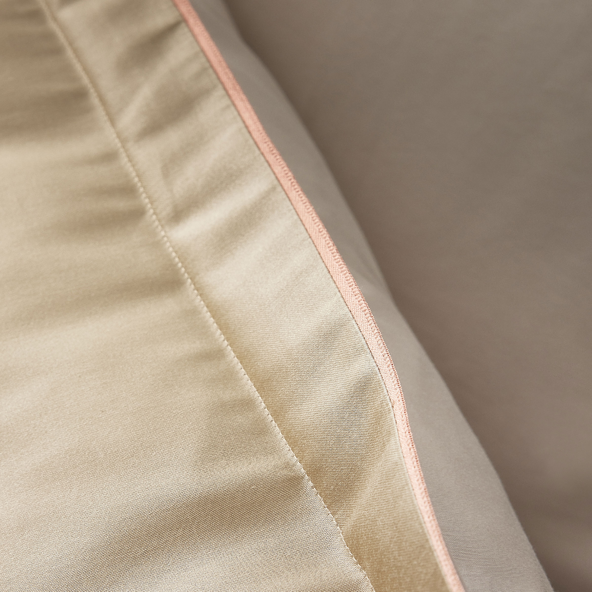 Alexandre Turpault Kussensloop Nobel Organic Satijn 300TC Desert - Moon