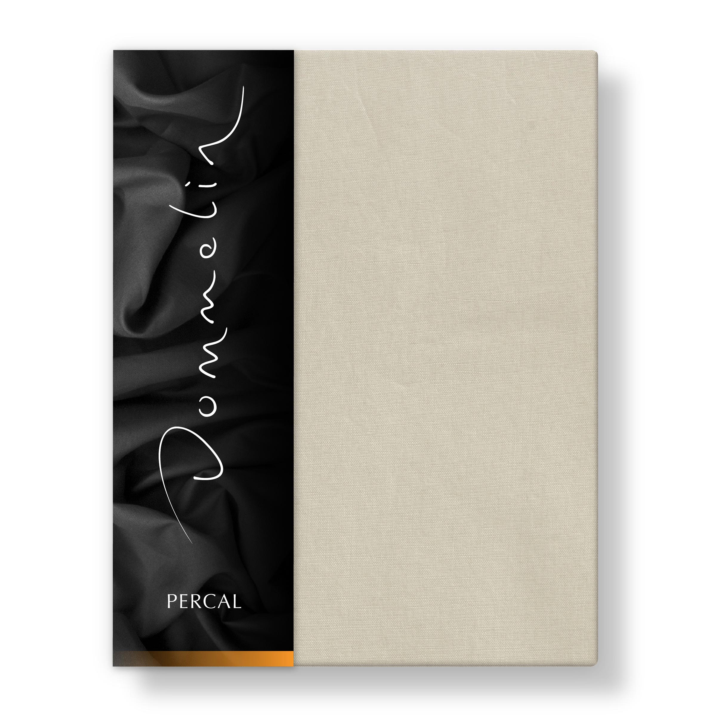 Dommelin Hoeslaken Percal 200TC Camel