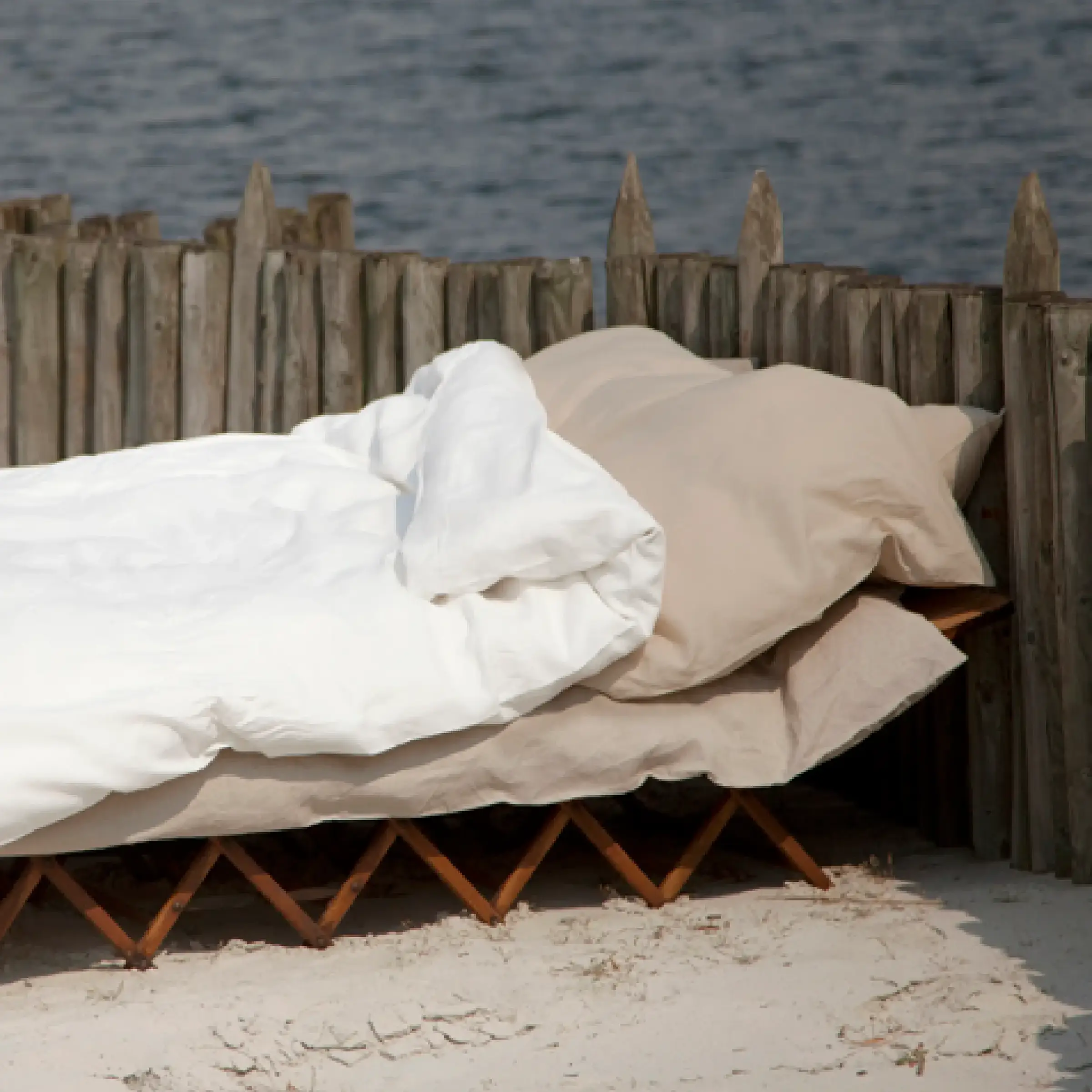 Libeco Dekbedovertrek Heritage Organic Washed Linnen 190 gr/m2 Oyster