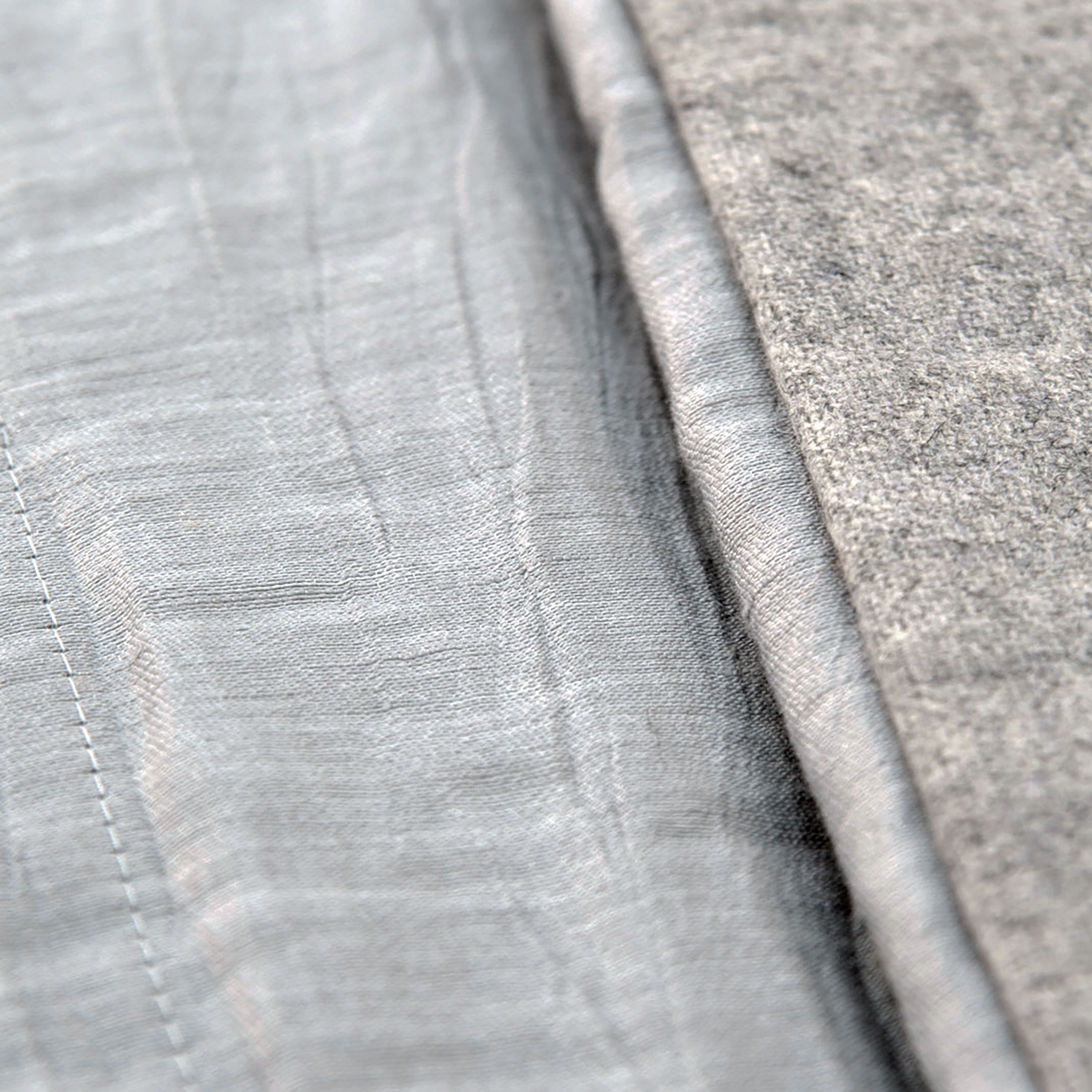 Mrs.Me Bedeind Sprei Infinity Linnen Light Grey 140 x 300 cm