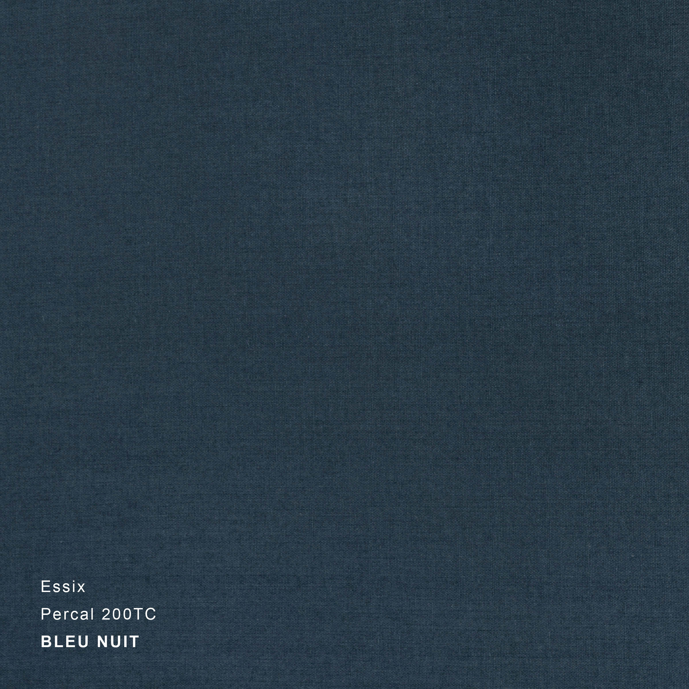 Essix Split Topper Hoeslaken Premiere Percal 200TC Bleu Nuit
