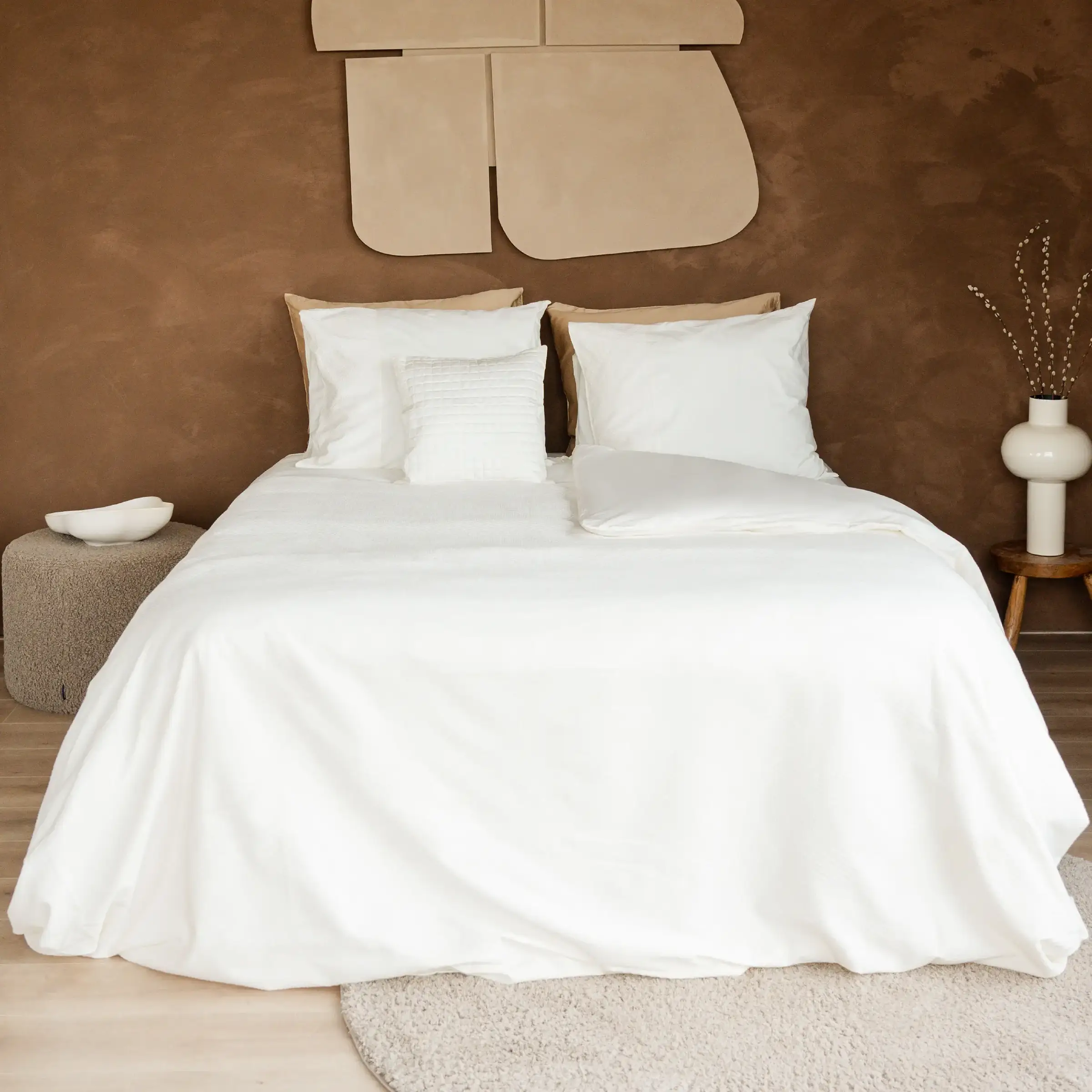 Dommelin Dekbedovertrekset Liva Percal 200TC Ecru