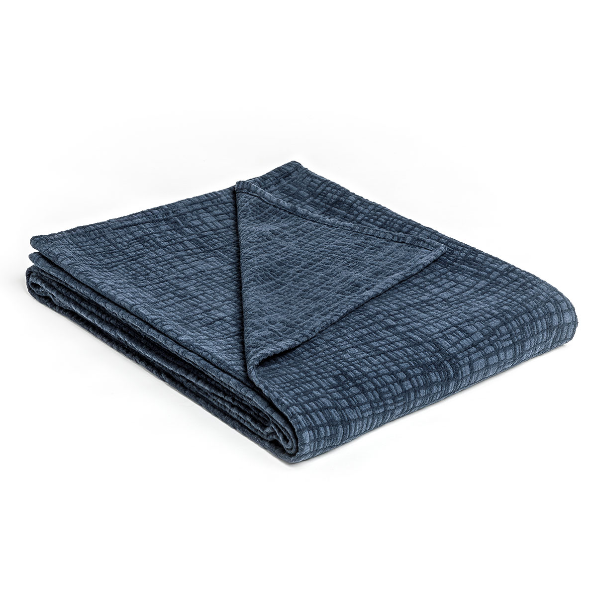 Mrs.Me Bedeind Sprei Plan Katoen Midnight 130 x 290 cm