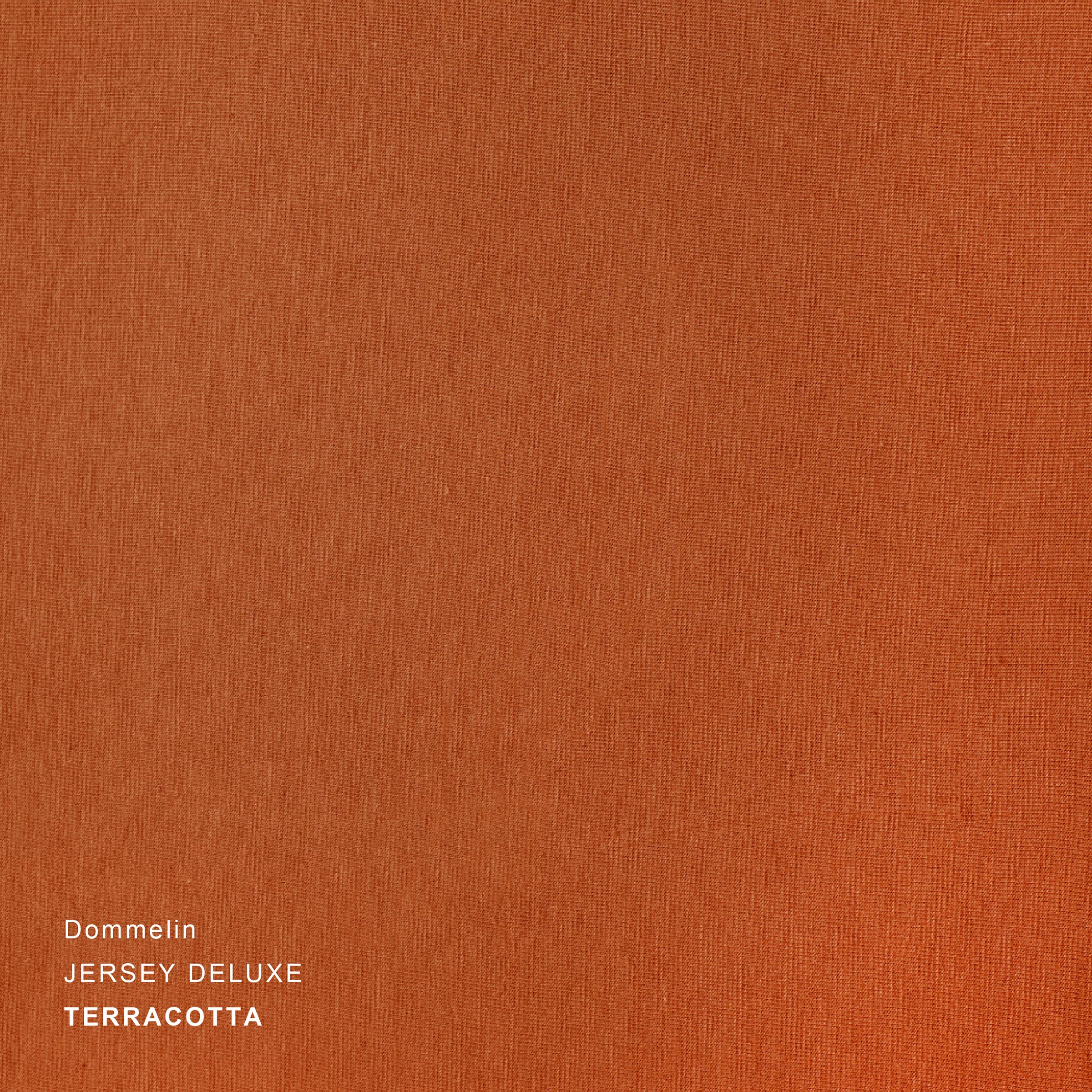 Dommelin Hoeslaken Jersey Deluxe Terracotta
