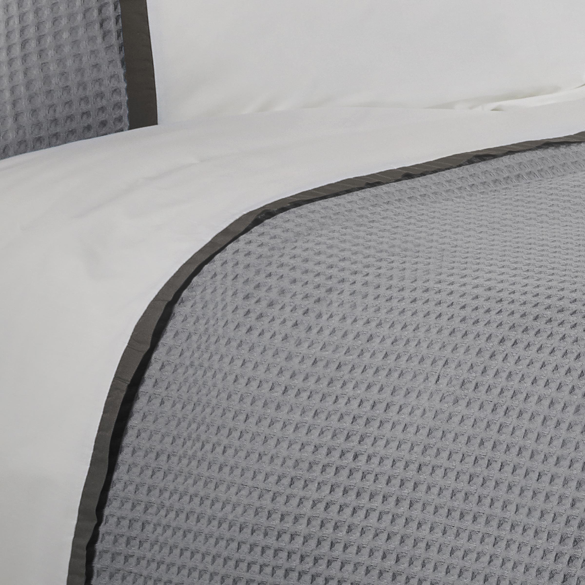 Dommelin Dekbedovertrekset Bari Percal 200TC Muisgrijs - Leisteengrijs