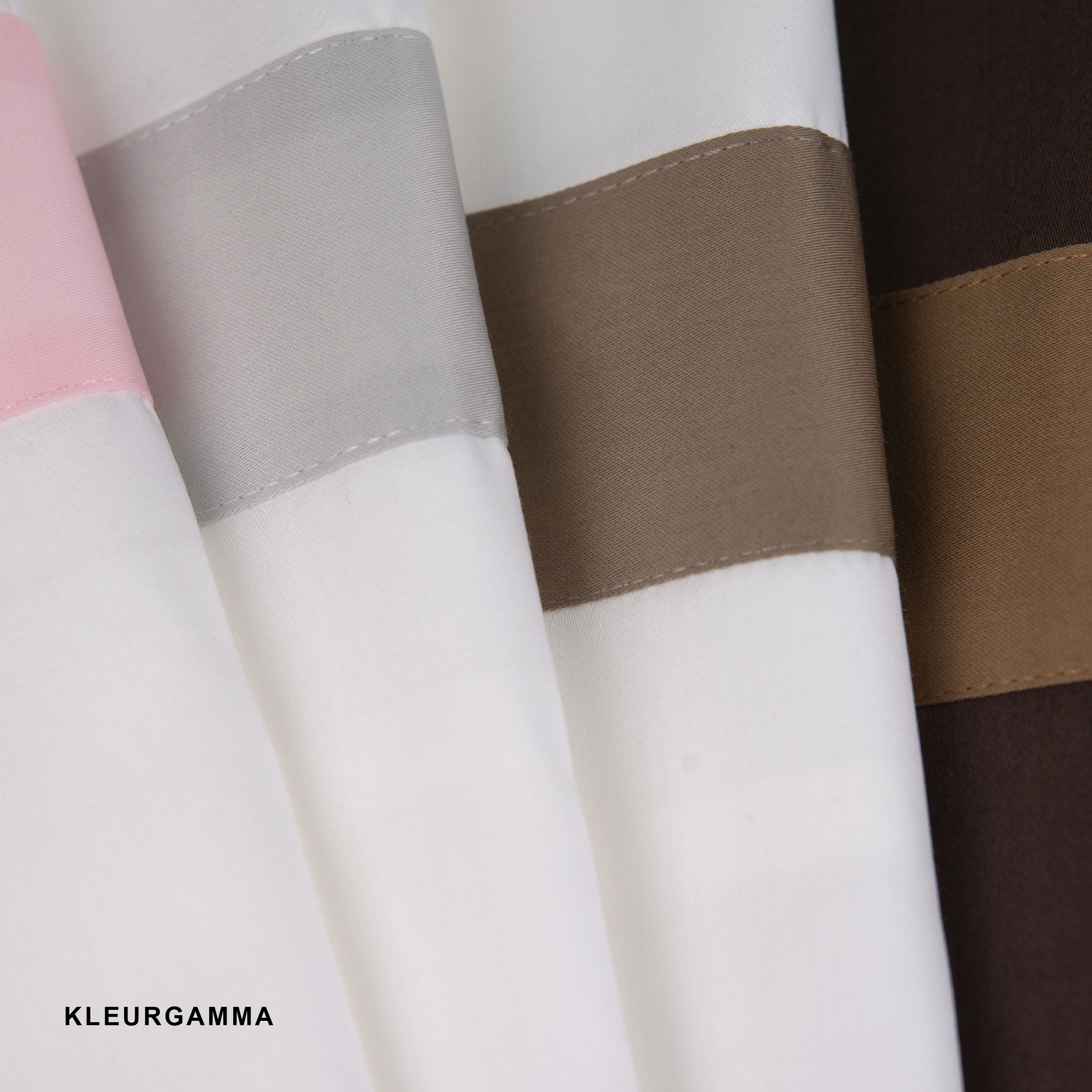 Dommelin Kussensloop Listra Satijn 300TC Wit - Zilver 60 x 70 cm