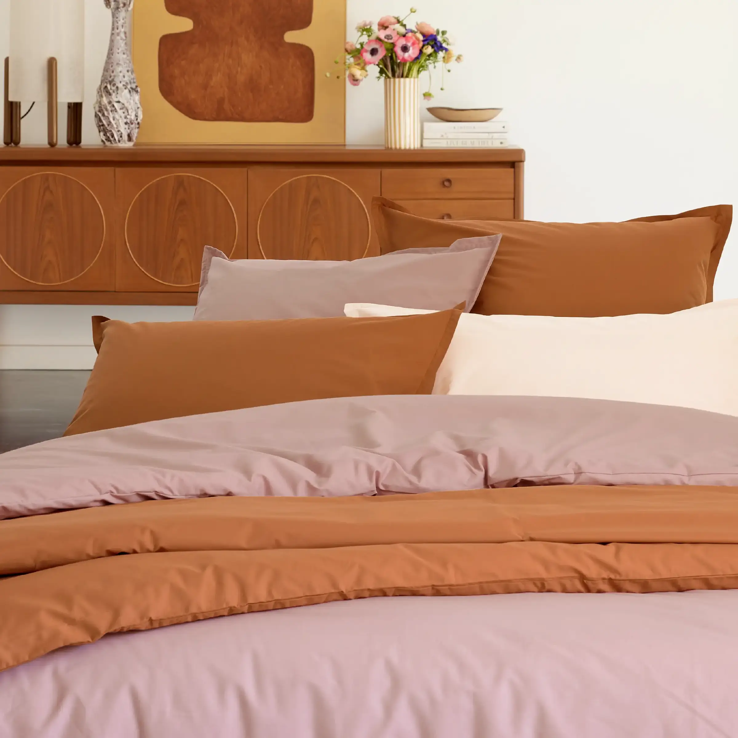 Essix Kussensloop Premiere Percal 200TC Lilas