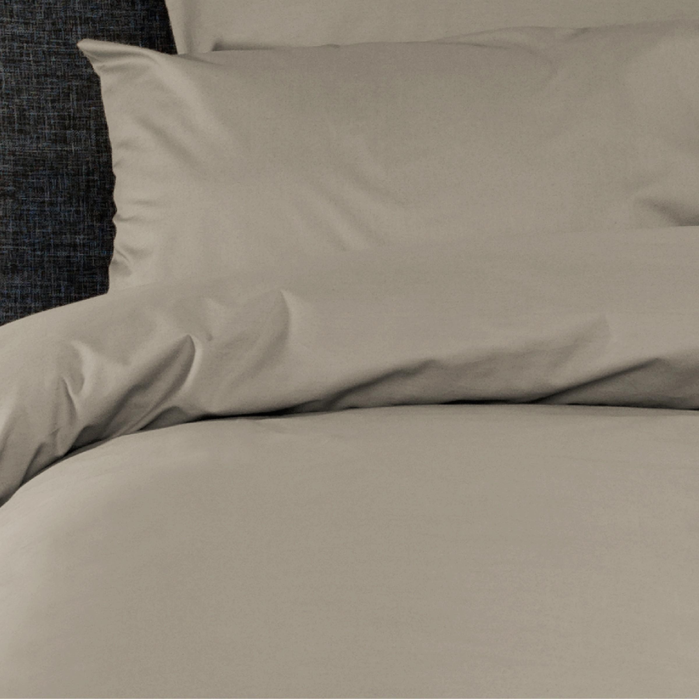 Dommelin Dekbedovertrek Set Percal 200TC Kaki