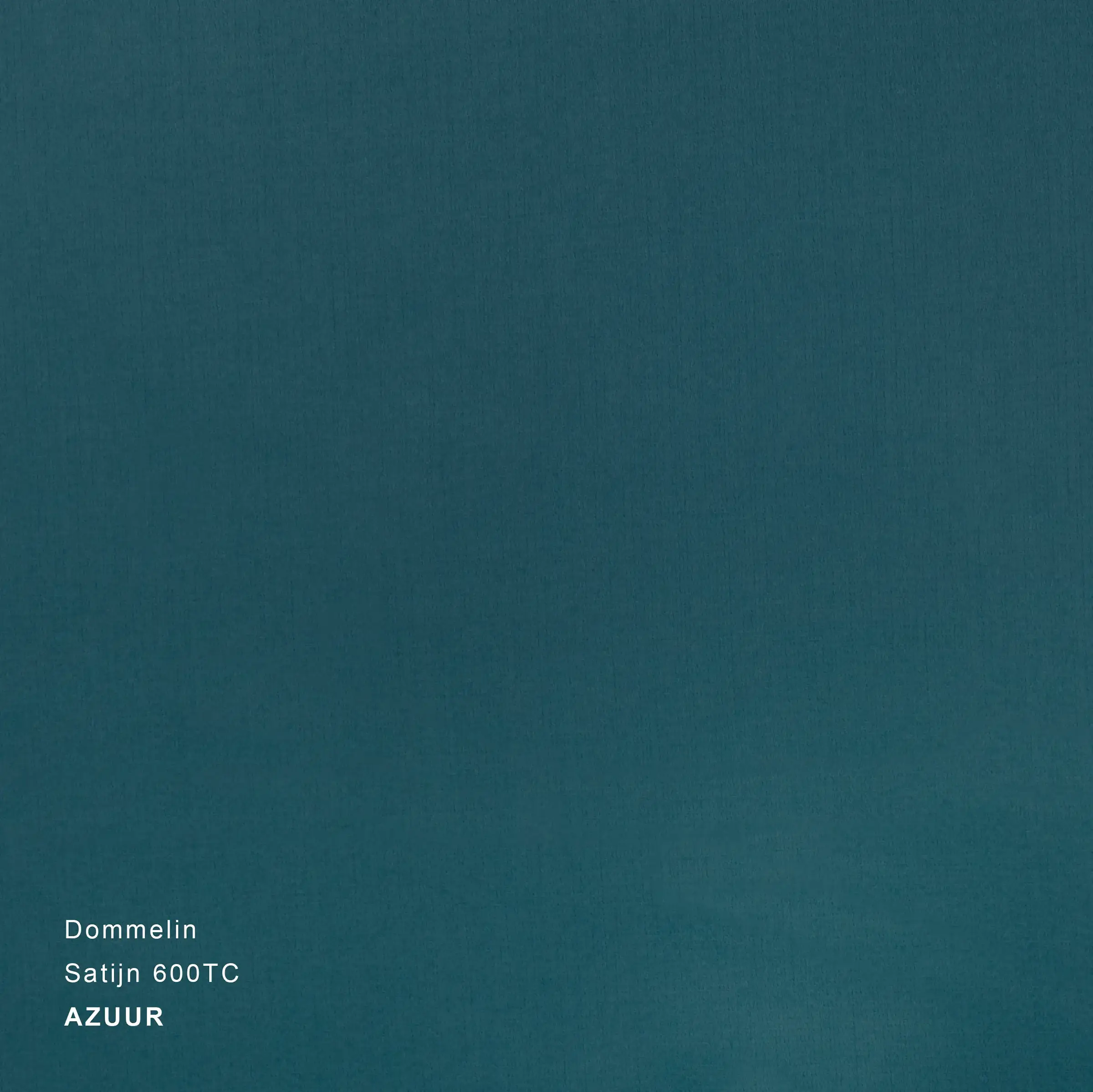 Dommelin Kussensloop Volant Satijn 600TC Azuur 60 x 70 cm