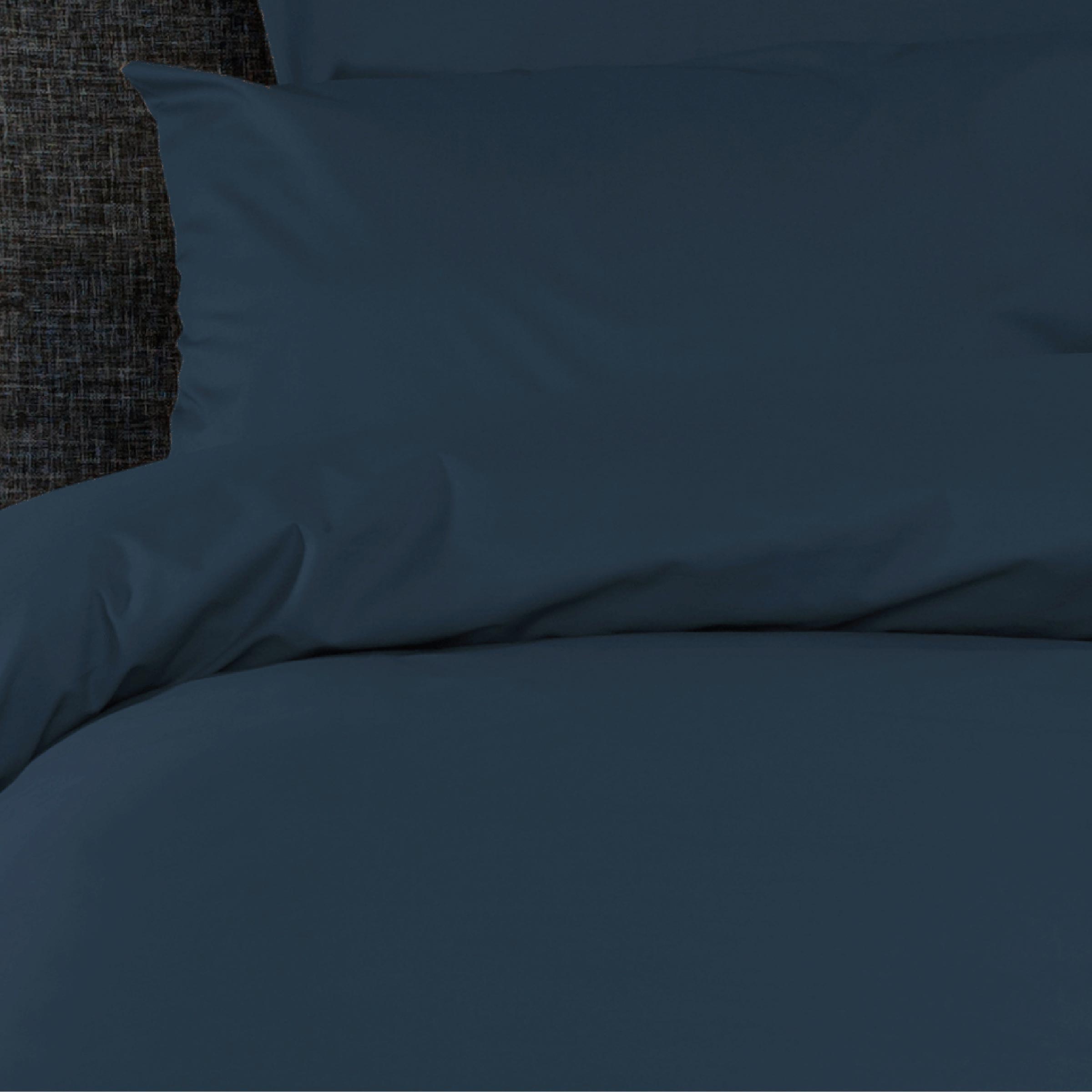 Dommelin Dekbedovertrek Set Percal 200TC Nachtblauw 