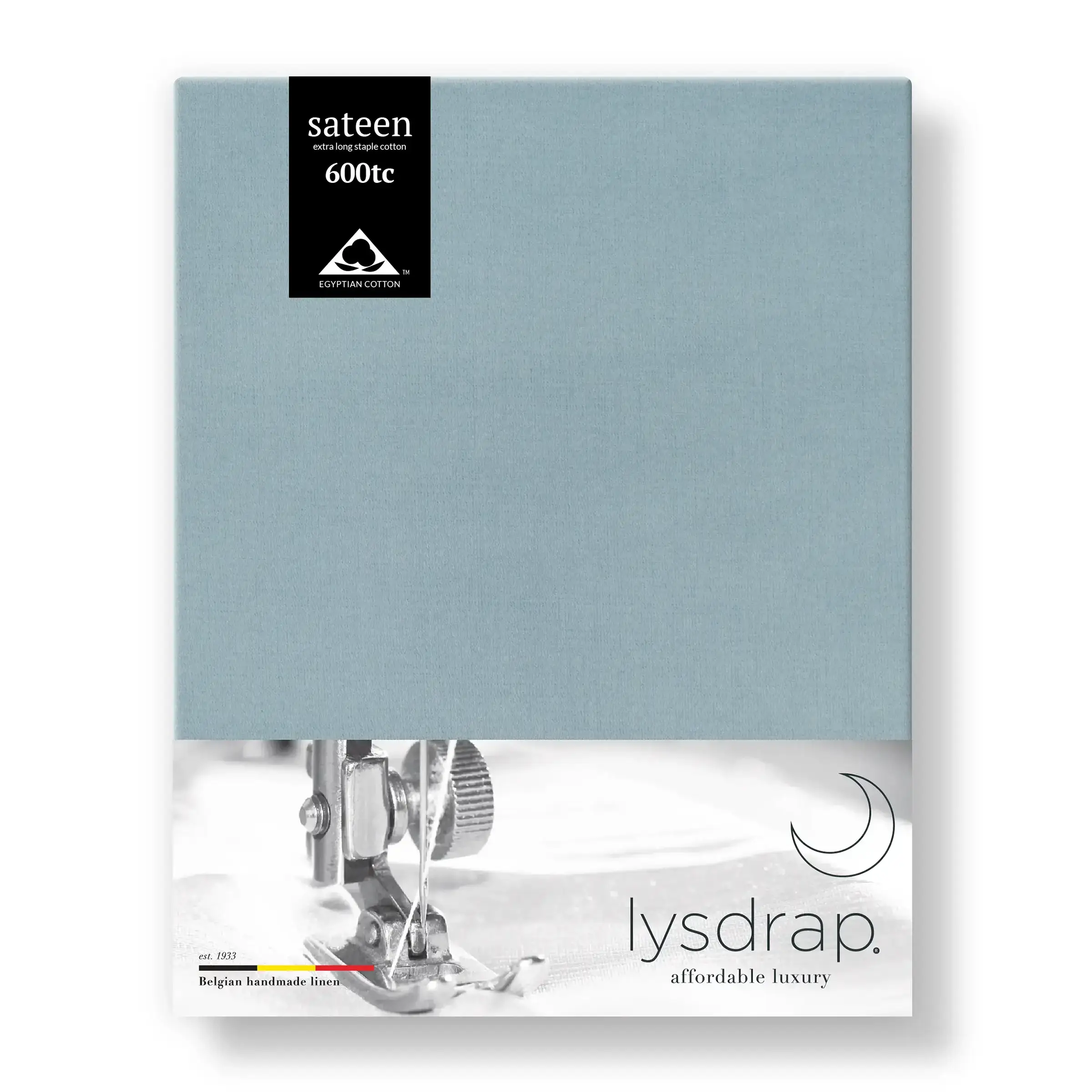 Lysdrap Laken Virgo Satijn 600TC Powder Blue