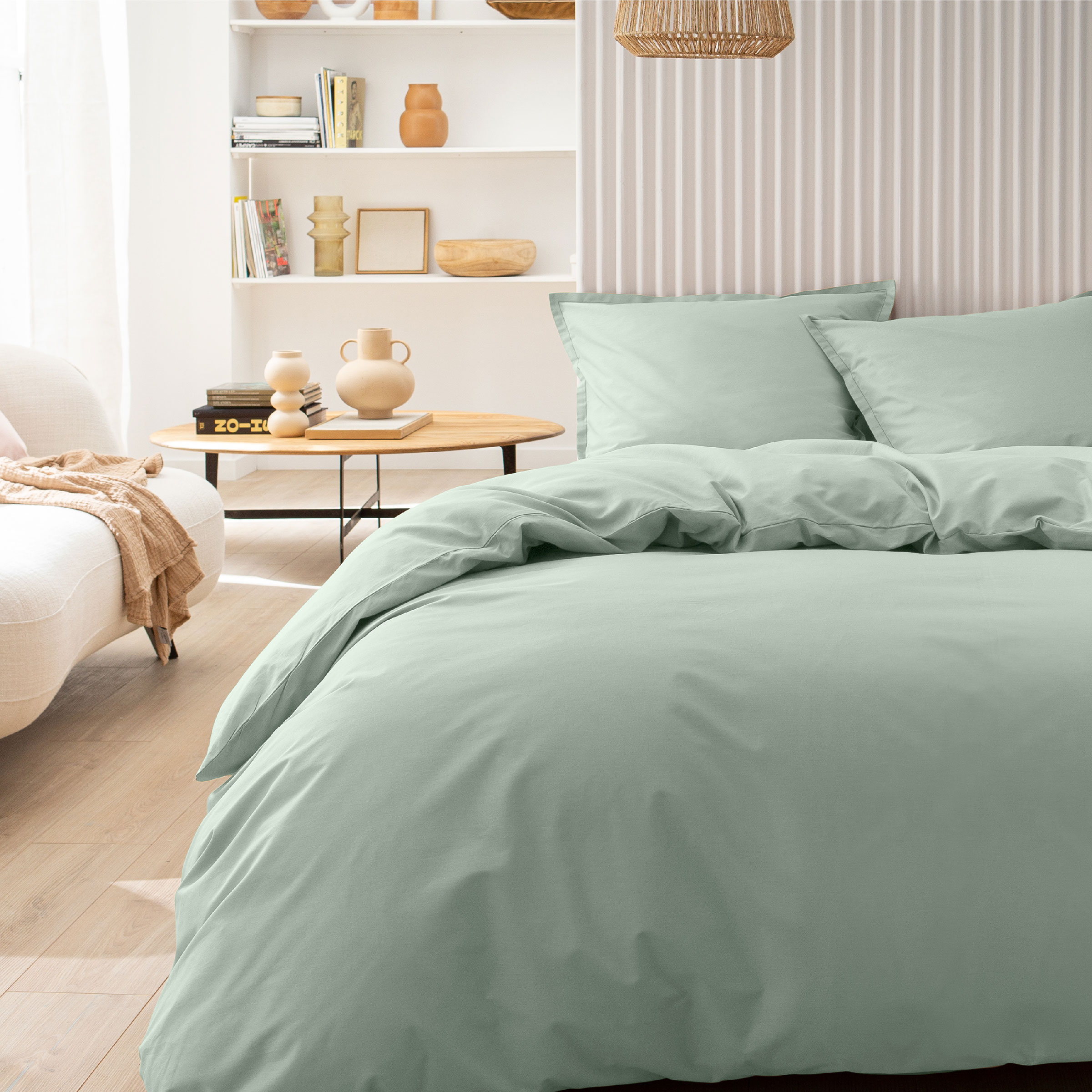 Essix Dekbedovertrek Set Tout Doux Katoen 145TC Aloe 