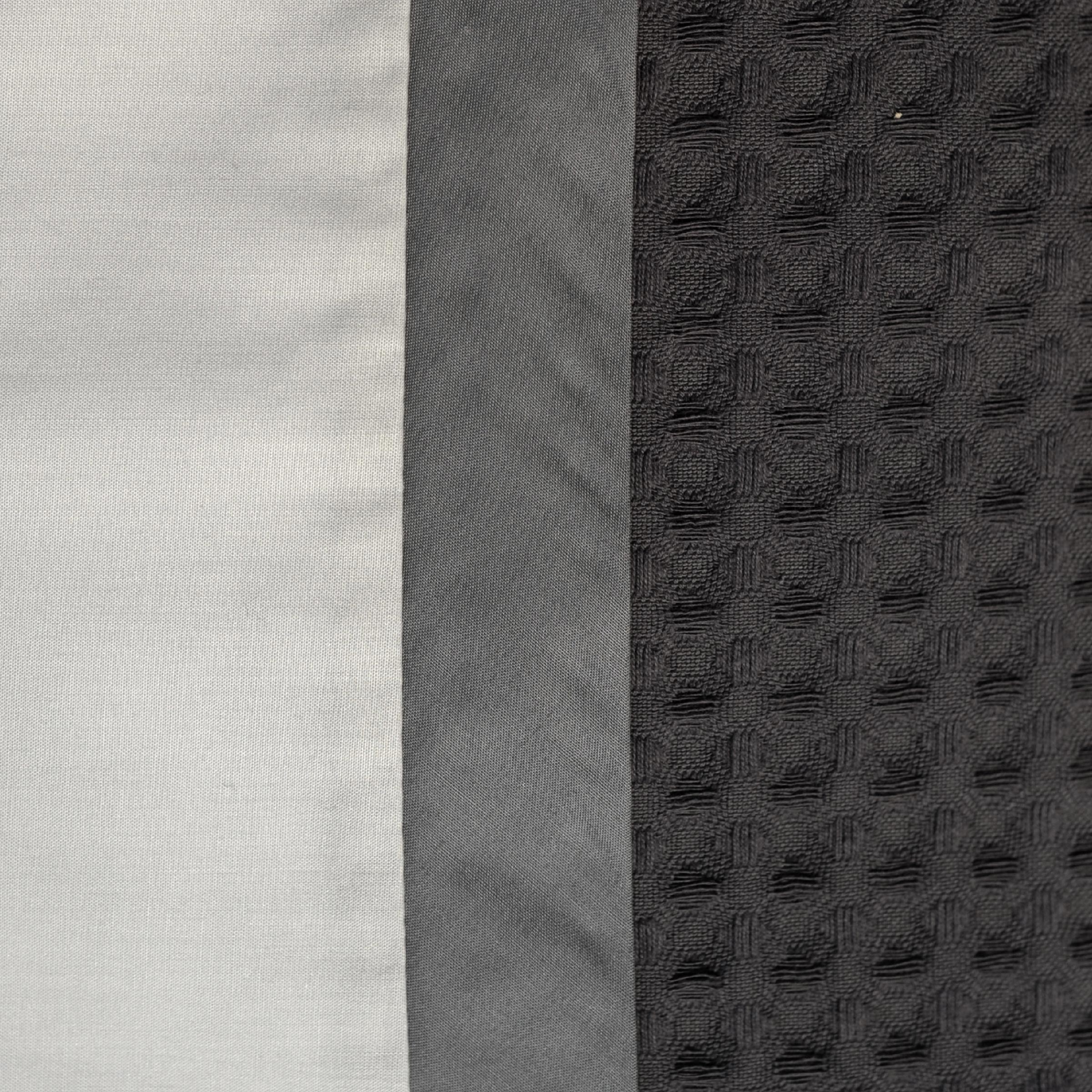 Dommelin Dekbedovertrekset Bari Percal 200TC Steenkool - Olifantgrijs