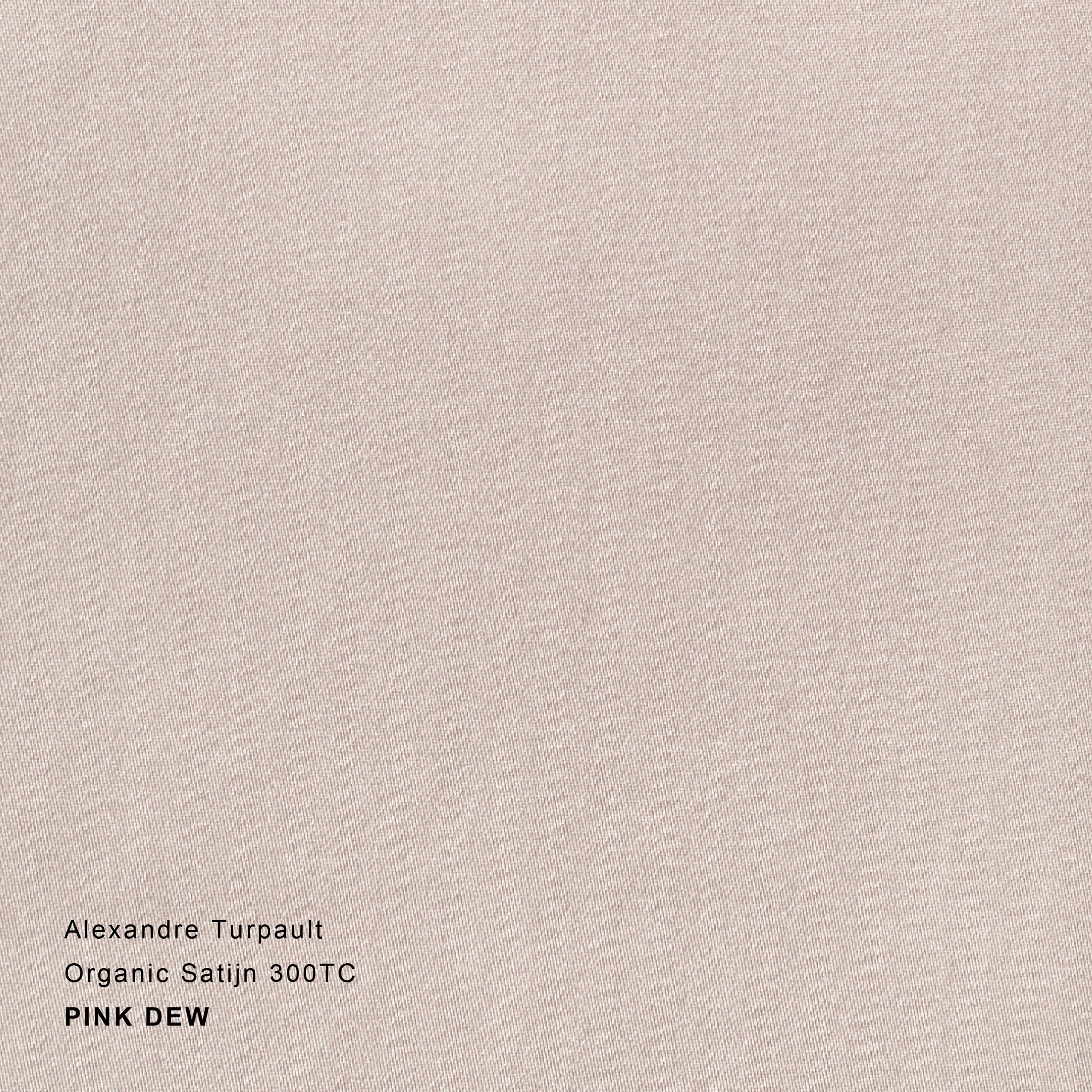 Alexandre Turpault Dekbedovertrek Teophile Organic Satijn 300TC Pink Dew